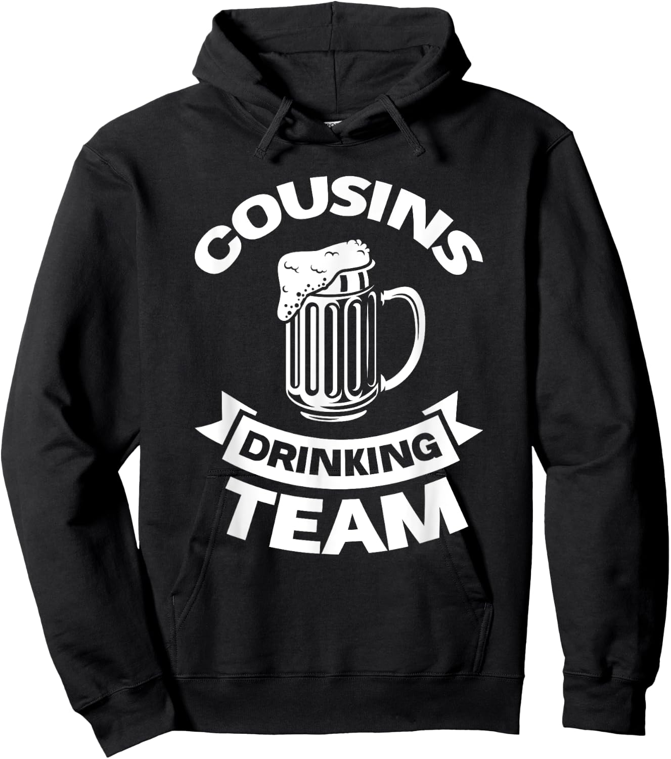 Cousins drinking team Family Hoodie - Hoodie | Black