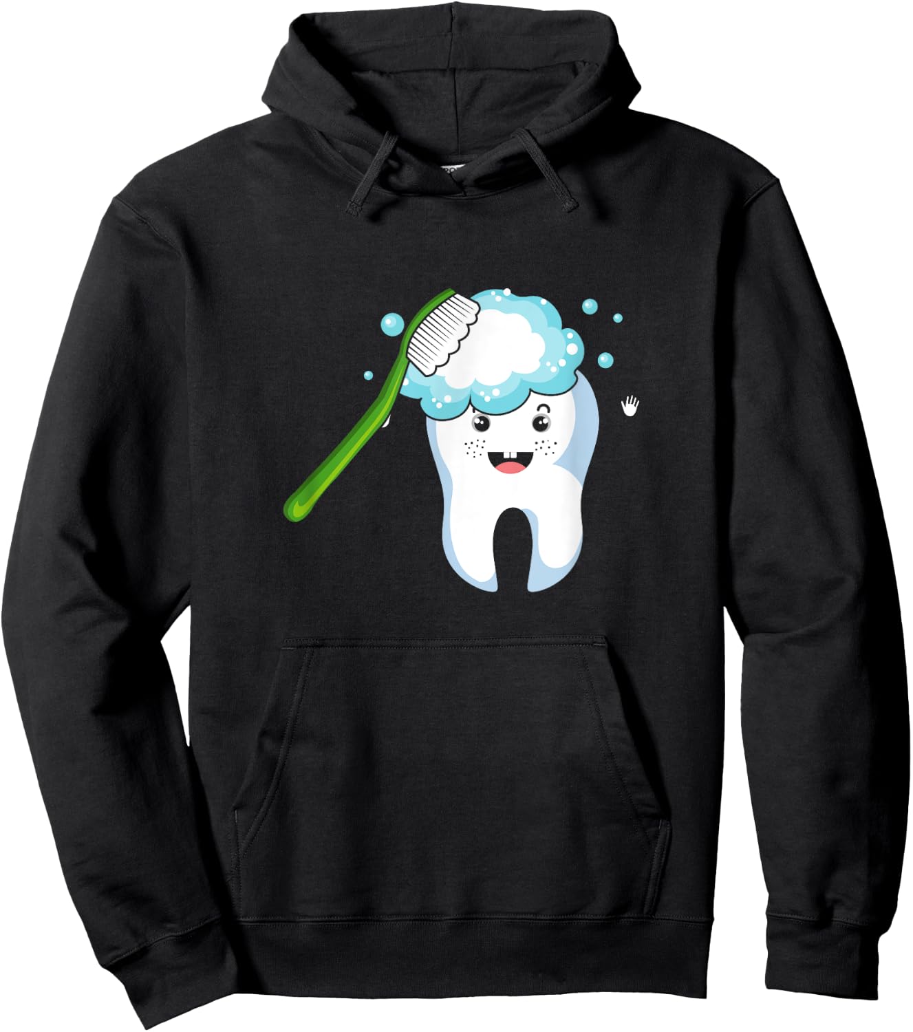 Tooth Dentist Cute Teeth Technician Hygienist Dental Teeth Hoodie - Hoodie | Black