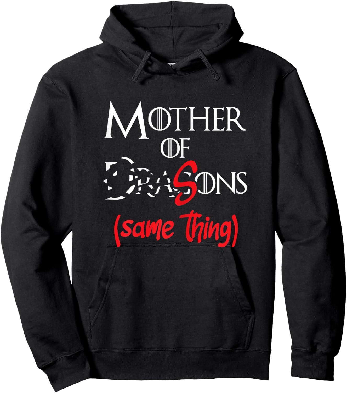 Mother Of Sons - Funny Dragon Mother Mom Hoodie - Hoodie | Black