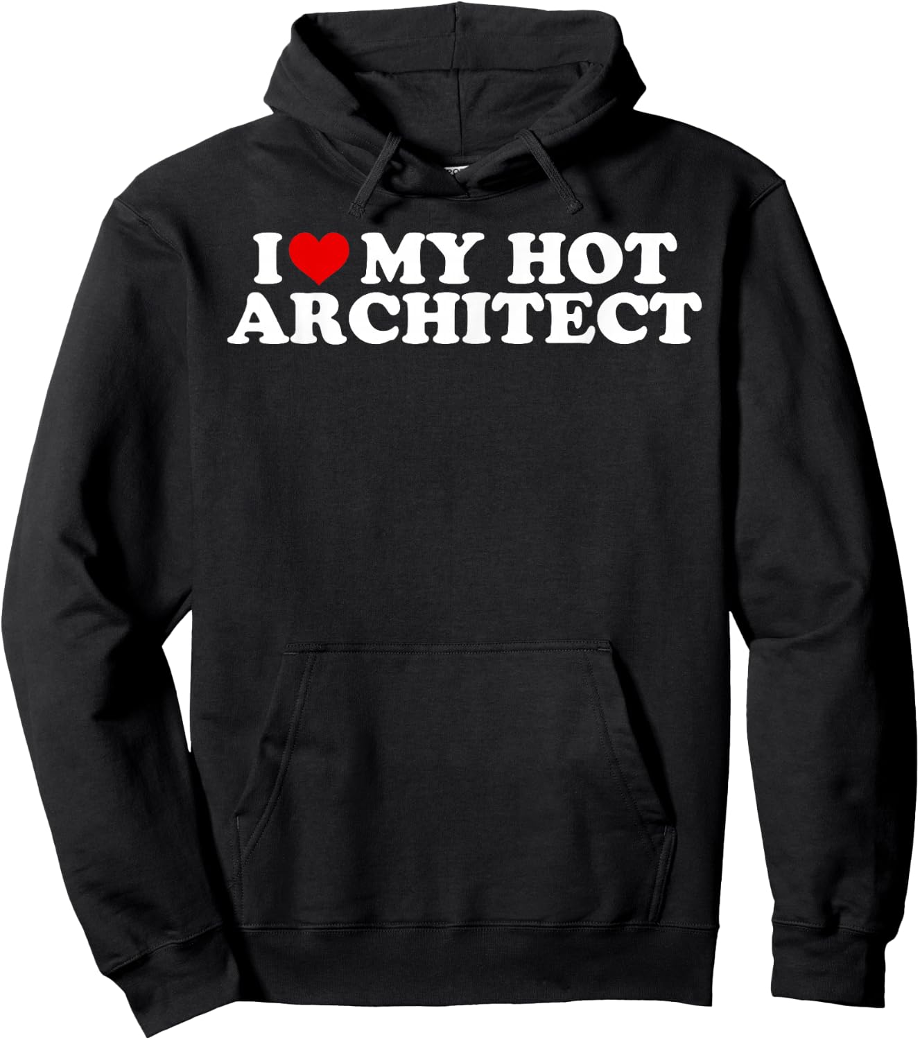 I Love My Hot Architect Boyfriend Couple Matching Hoodie - Hoodie | Black