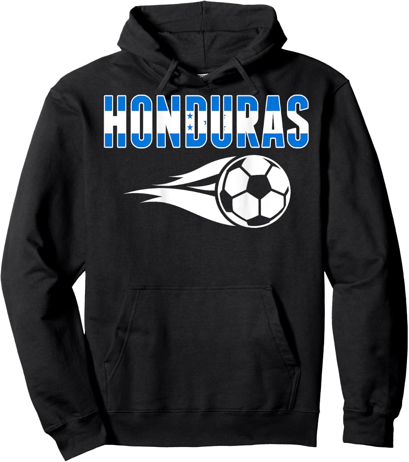 Proud Honduras Soccer Fans Jersey - Honduran Football Lovers Hoodie - Hoodie | Black