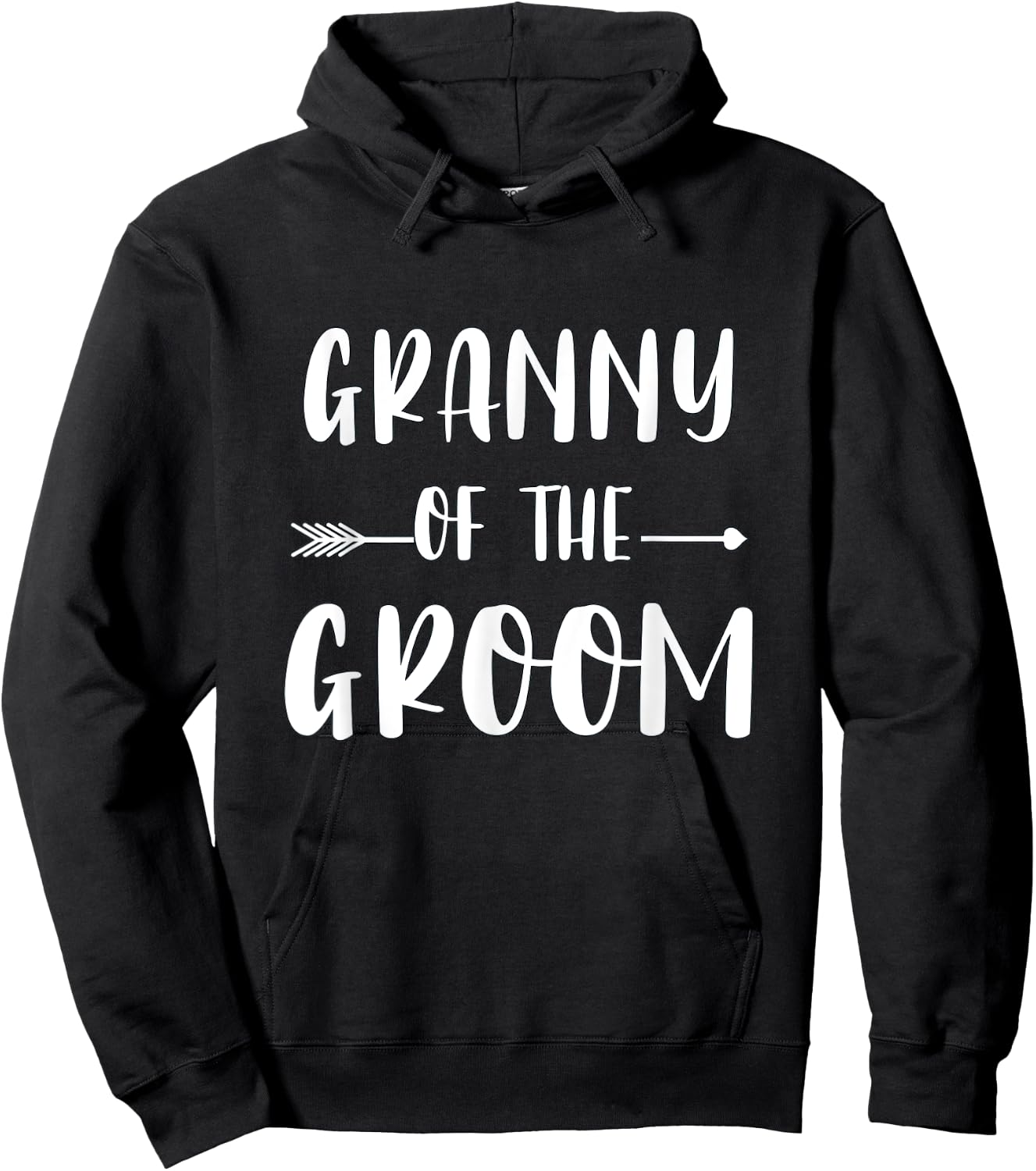 Granny Of The Groom Wedding Party Matching Bridal Party Hoodie - Hoodie | Black