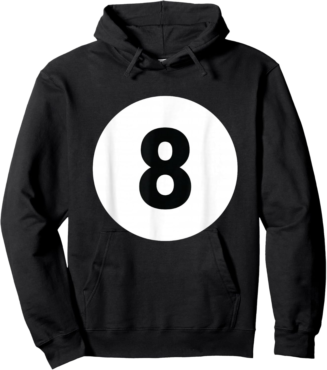 8 Pool Ball 8 Billiards Costume Halloween Group Matching Hoodie - Hoodie | Black