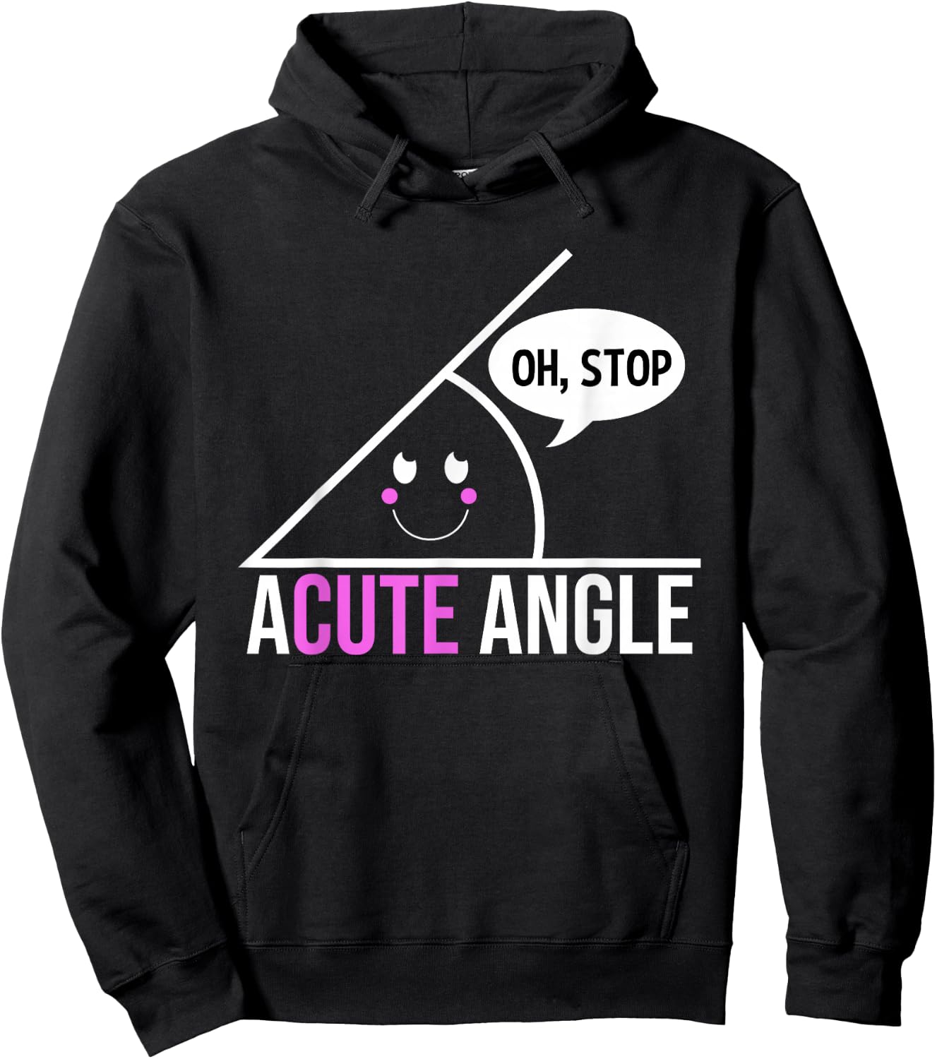 Acute Angle Funny Math - Math Lover Gift Hoodie - Hoodie | Black