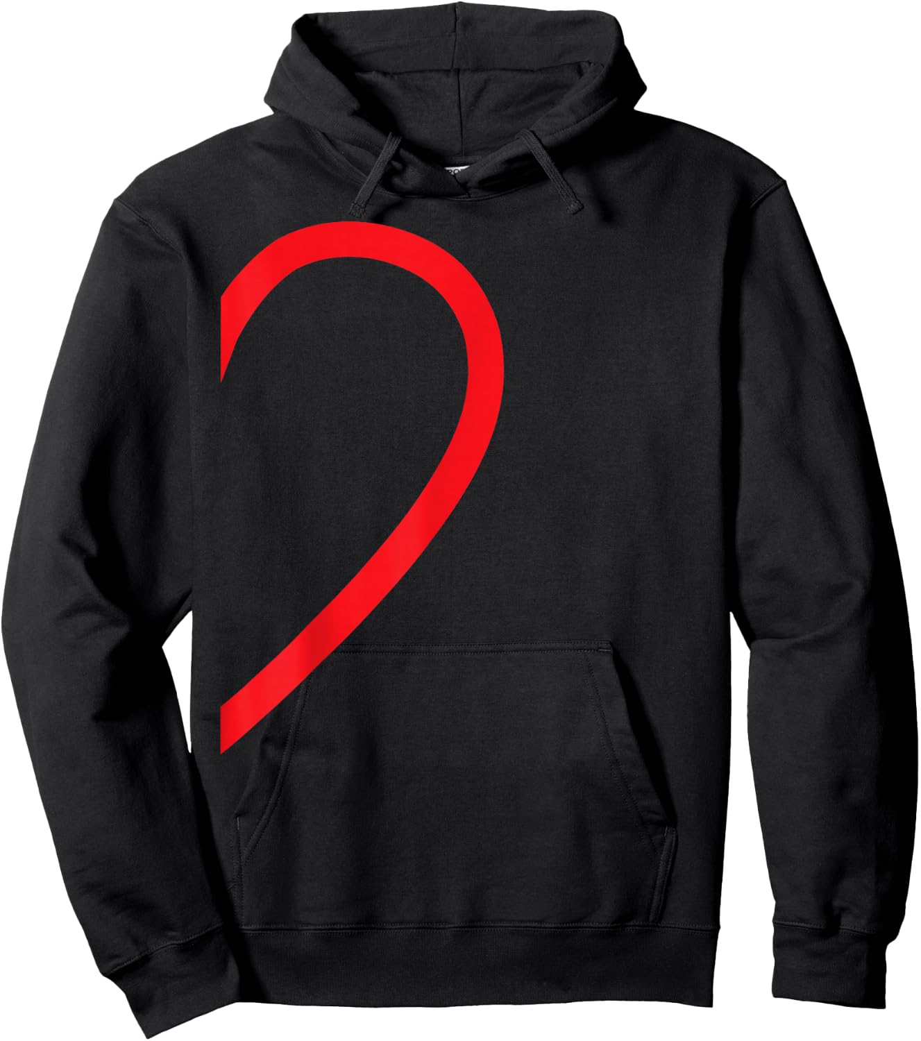 Half Heart Partner Couple Pyjamas Right Side Lovers Couple Hoodie - Hoodie | Black