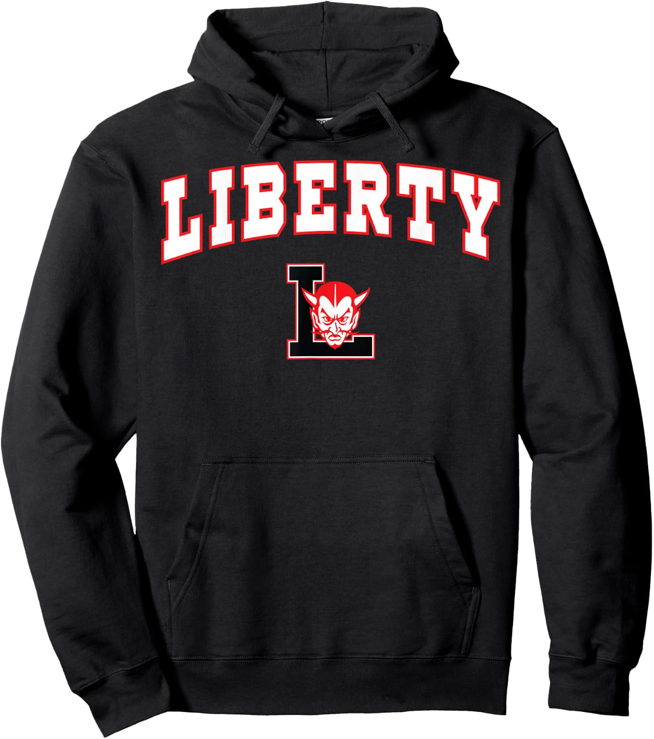Liberty High School Red Devils C2 Hoodie - Hoodie | Black