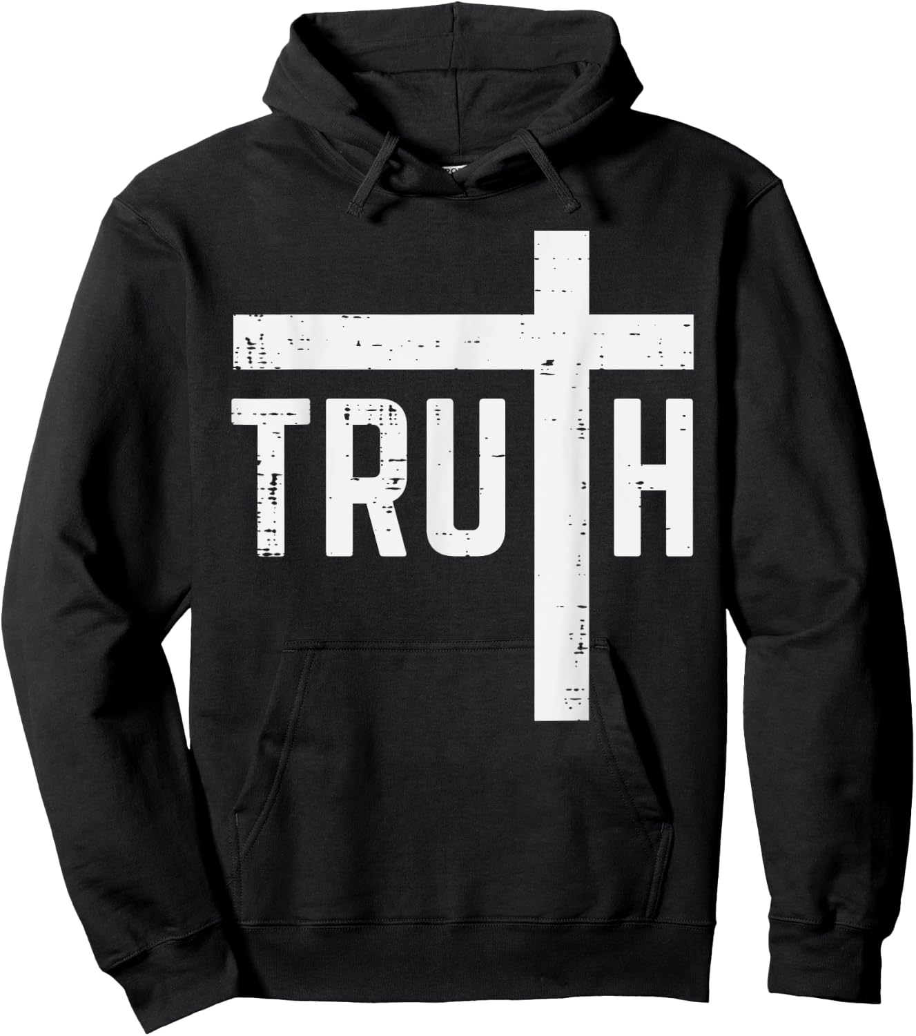 Truth Cross God Jesus Religious Christian Men Women Kids Hoodie - Hoodie | Black