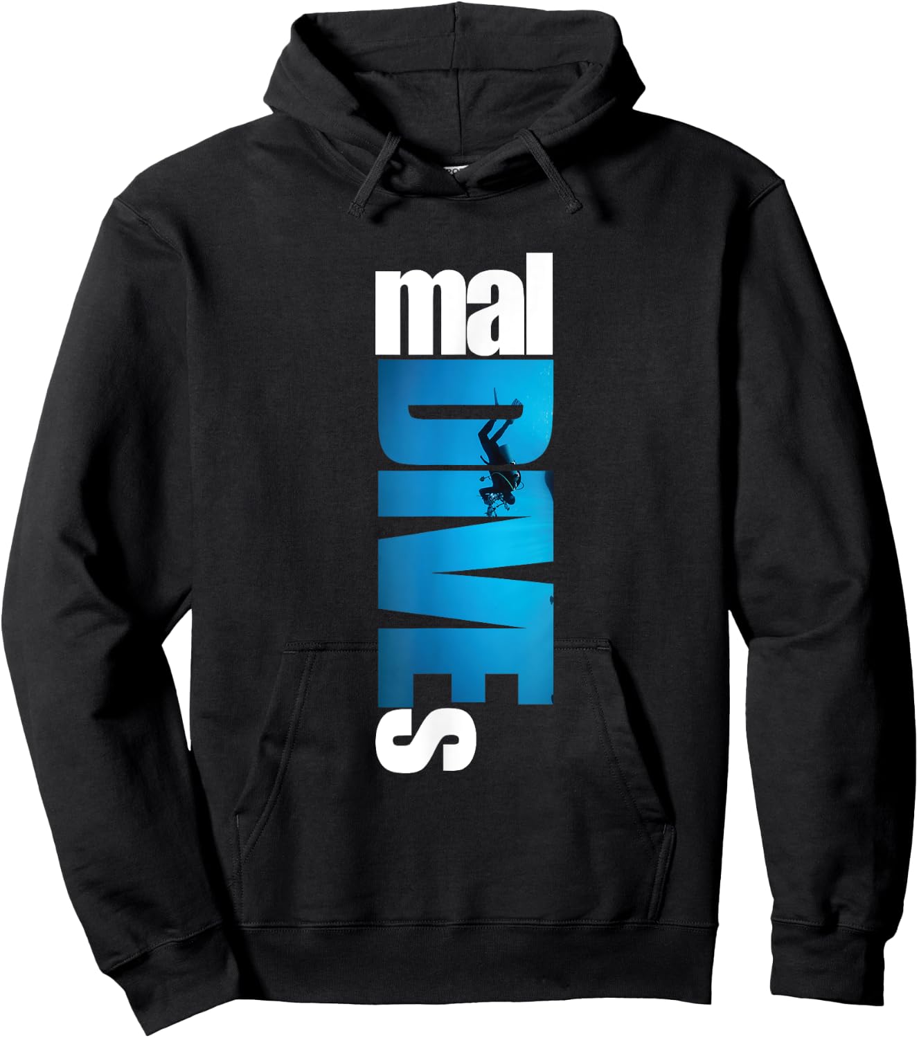 Maldives Maldives Diving Outfit Dive Hoodie - Hoodie | Black