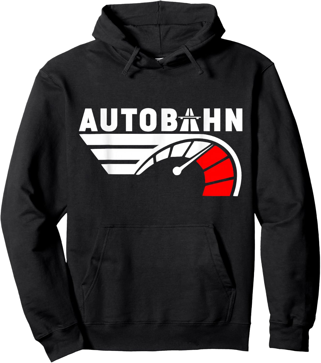 German Autobahn Highway No Speed Limit Racing Hoodie - Hoodie | Black