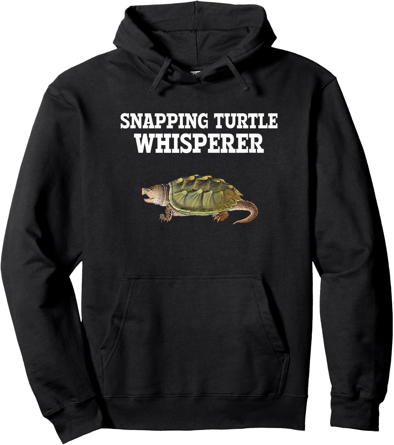 Snapping Turtle Whisperer, Snapping Turtle Hoodie - Hoodie | Black