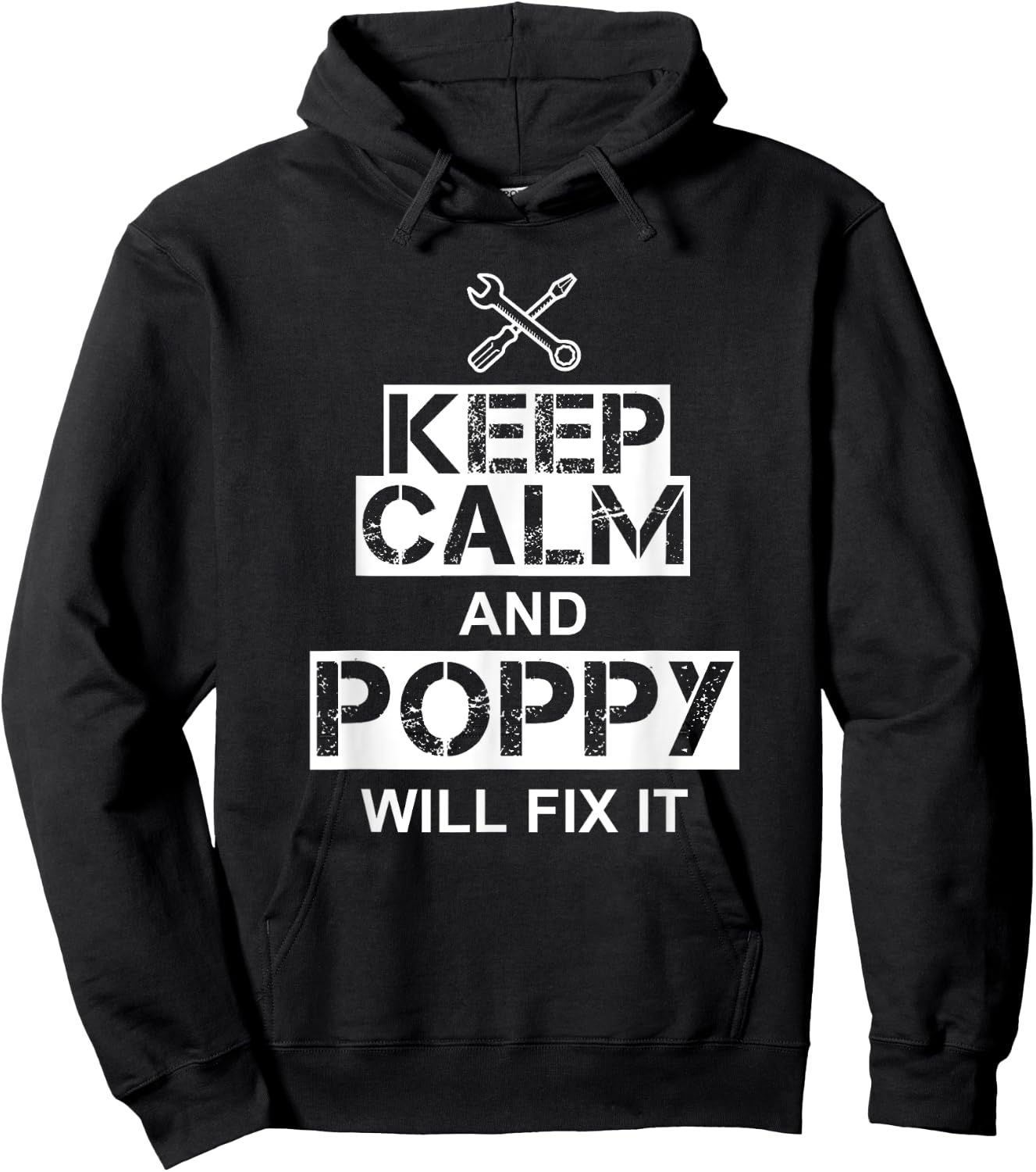 Poppy Can Fix It Gift - Keep Calm And Poppy Will Fix It Hoodie - Hoodie | Black