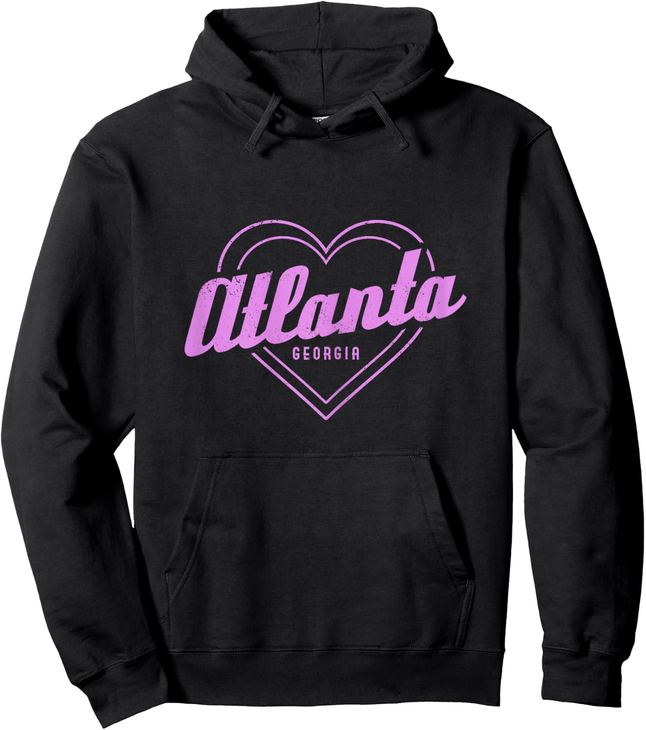 Atlanta Georgia Heart Pride ATL Girls Hoodie - Hoodie | Black