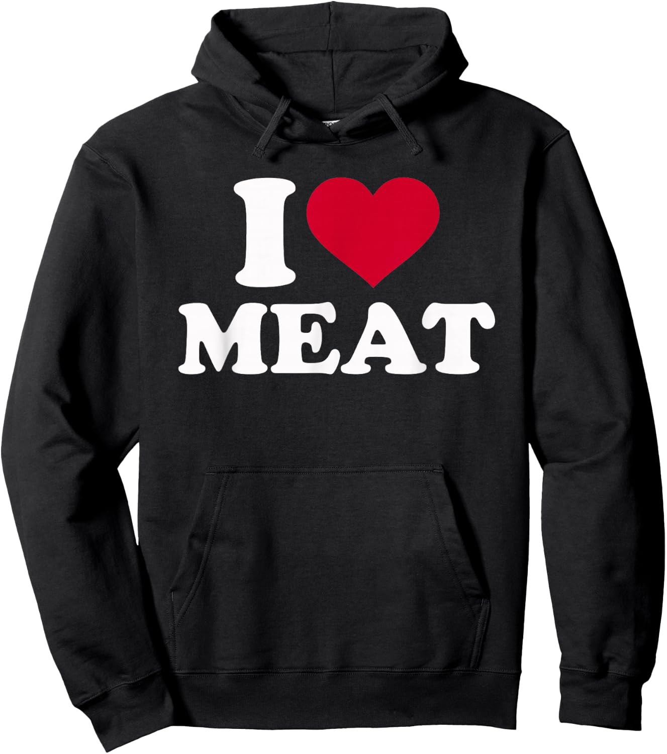 I Love Meat Hoodie - Hoodie | Black