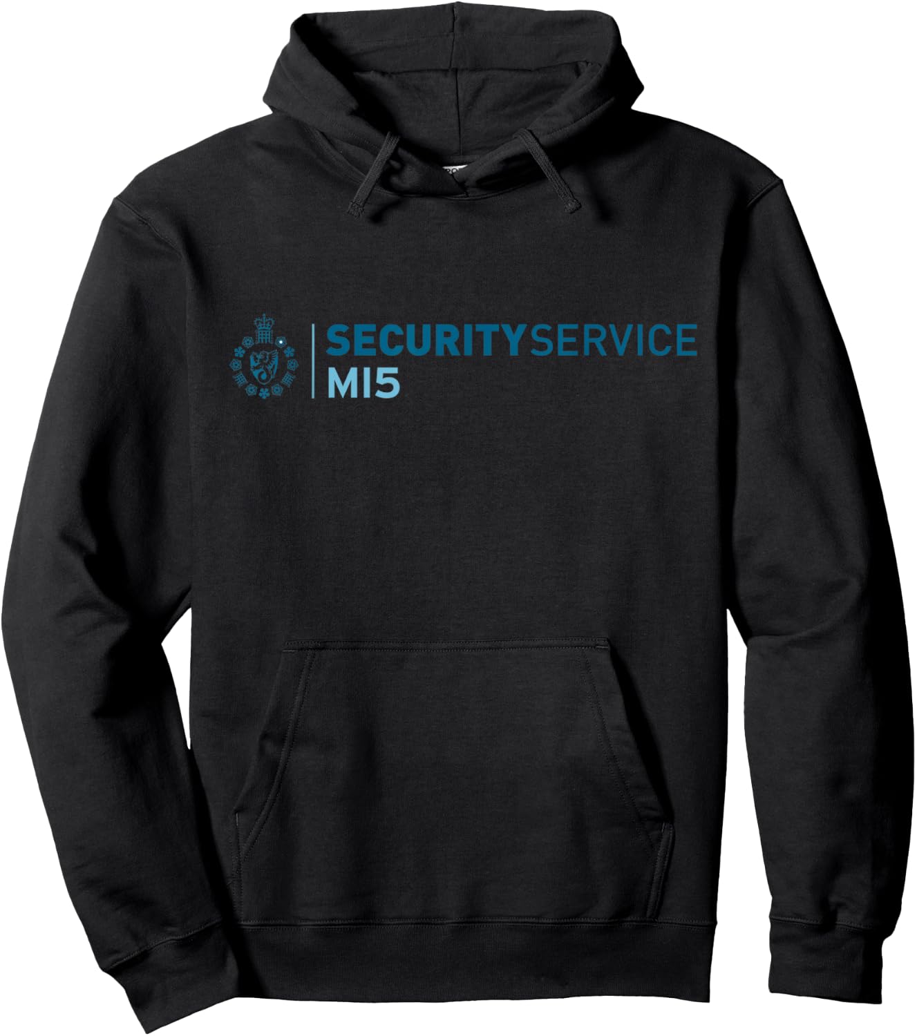 Security Service Military Intelligence MI5 UK Spy Hoodie - Hoodie | Black