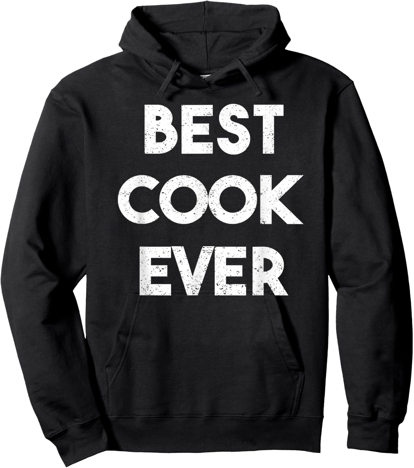 Distressed Best cook Ever Hoodie - Hoodie | Black
