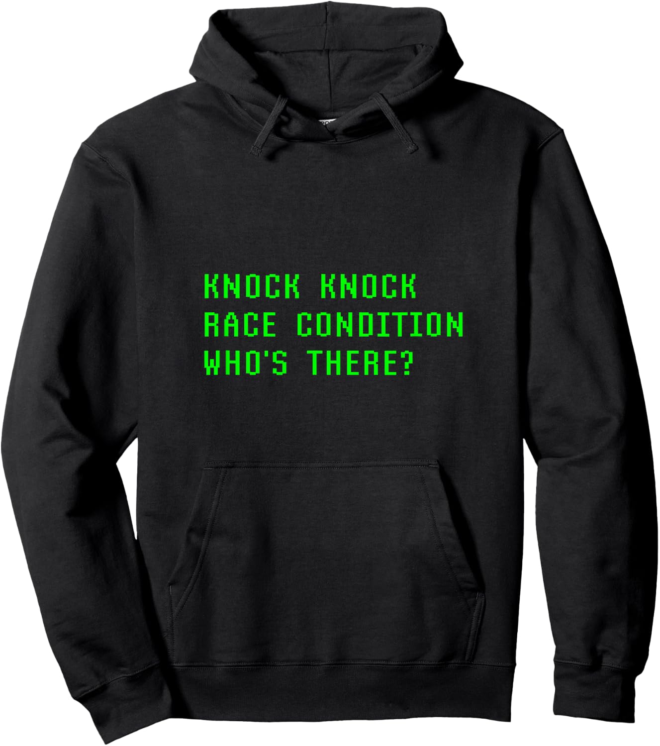Knock Knock Race Condition Who's There Programming Coder Fun Hoodie - Hoodie | Black
