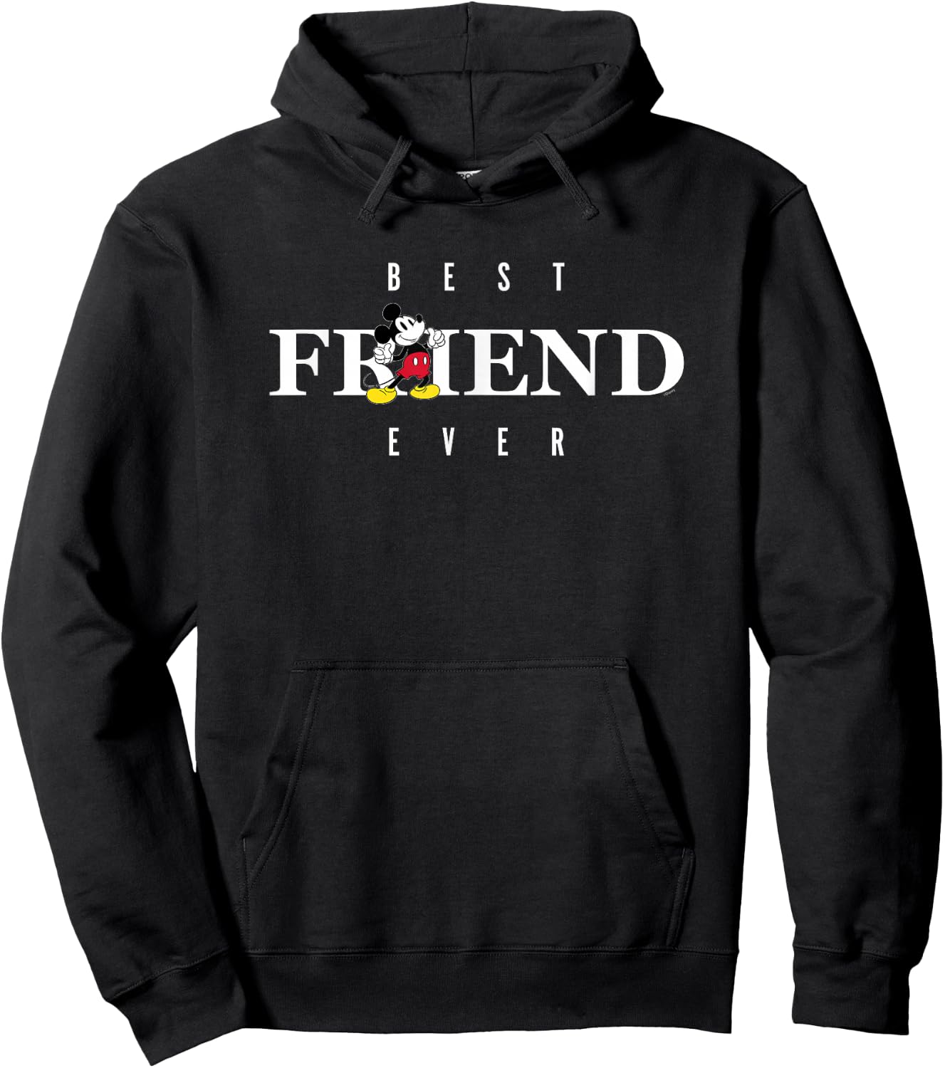 Disney Mickey Mouse Thumbs Up Best Friend Ever Friends Gift Hoodie - Hoodie | Black