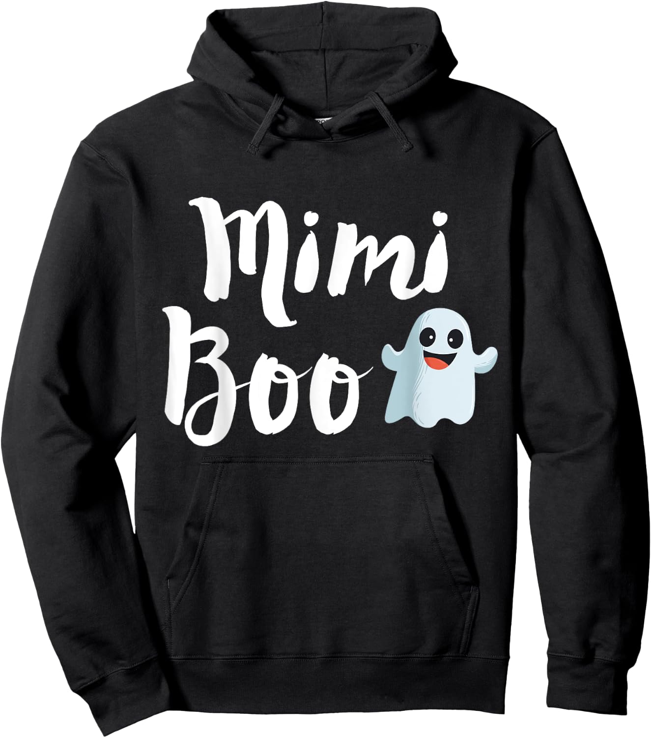 Mimi Boo Halloween Family Matching Ghost Grandma Shirt Hoodie - Hoodie | Black