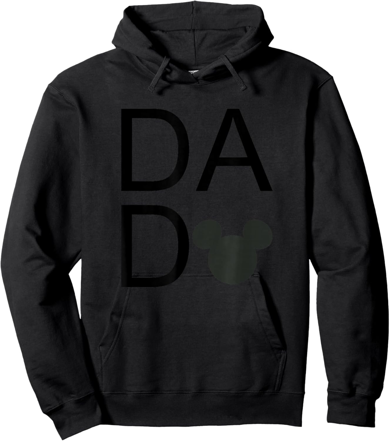 Disney Mickey and Friends Father's Day DADA Mickey Logo Hoodie - Hoodie | Black