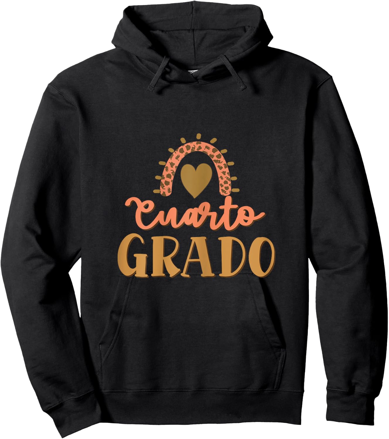 Maestra Cuarto Grado Bilingual Teacher Cute Maestra Bilingue Hoodie - Hoodie | Black