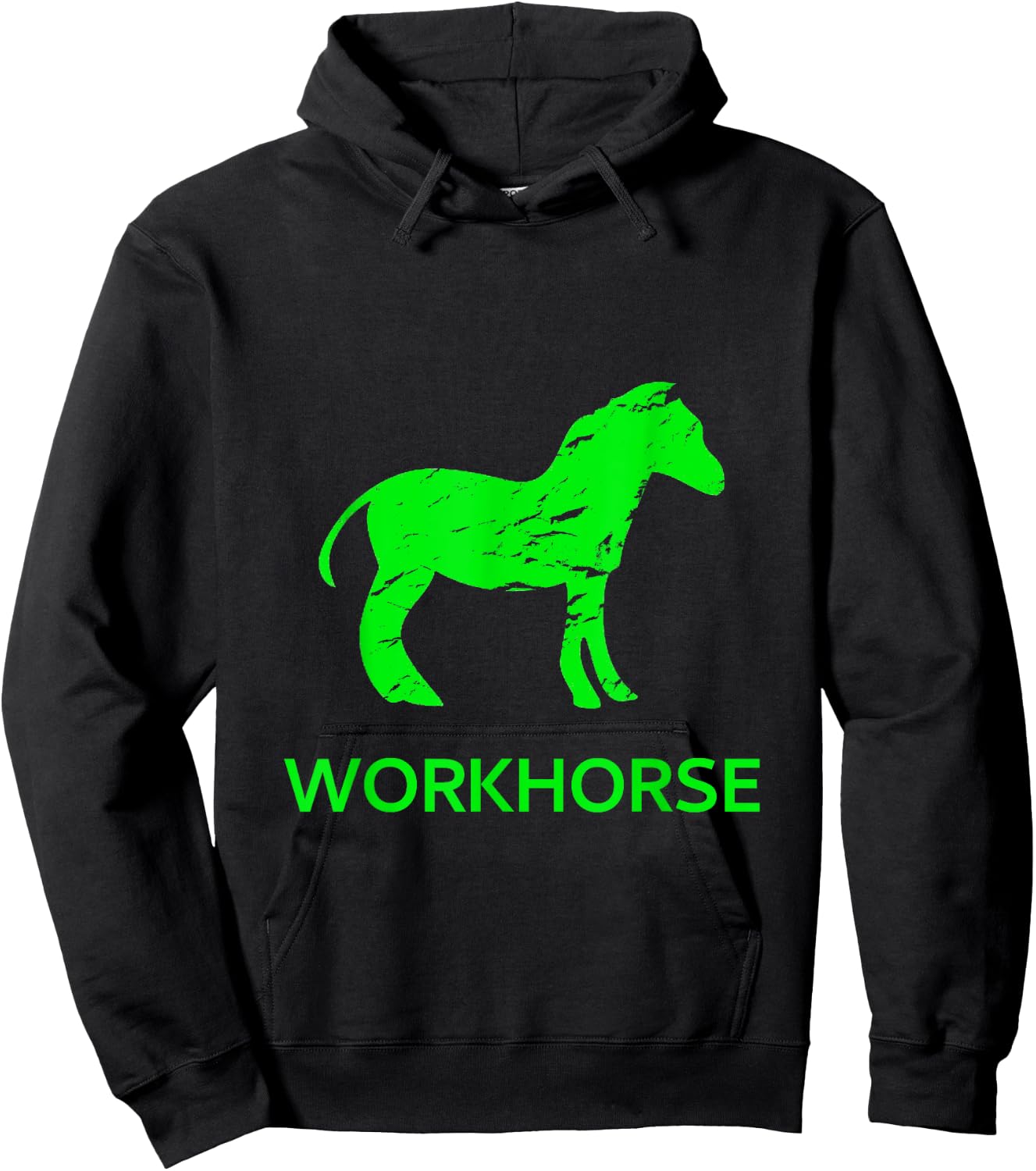 Workhorse Work Effort Tireless Persistence Animal or Human Hoodie - Hoodie | Black