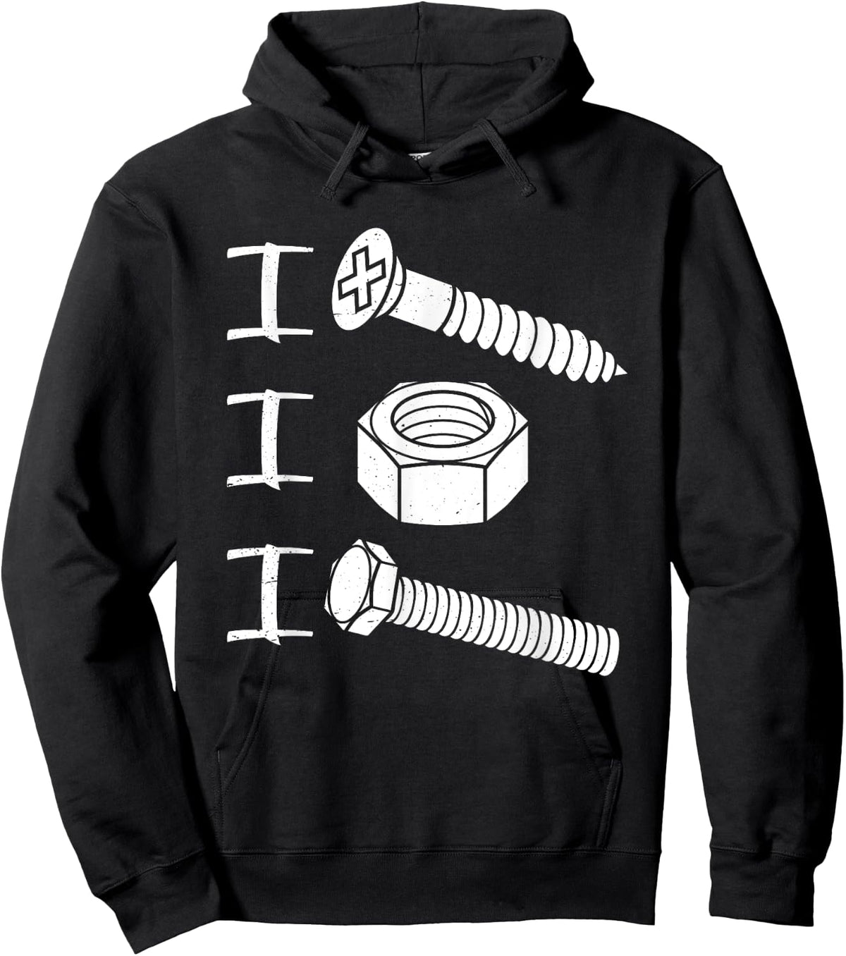 I Screw I Nut I Bolt Proud Car Auto Mechanic Humor Hoodie - Hoodie | Black