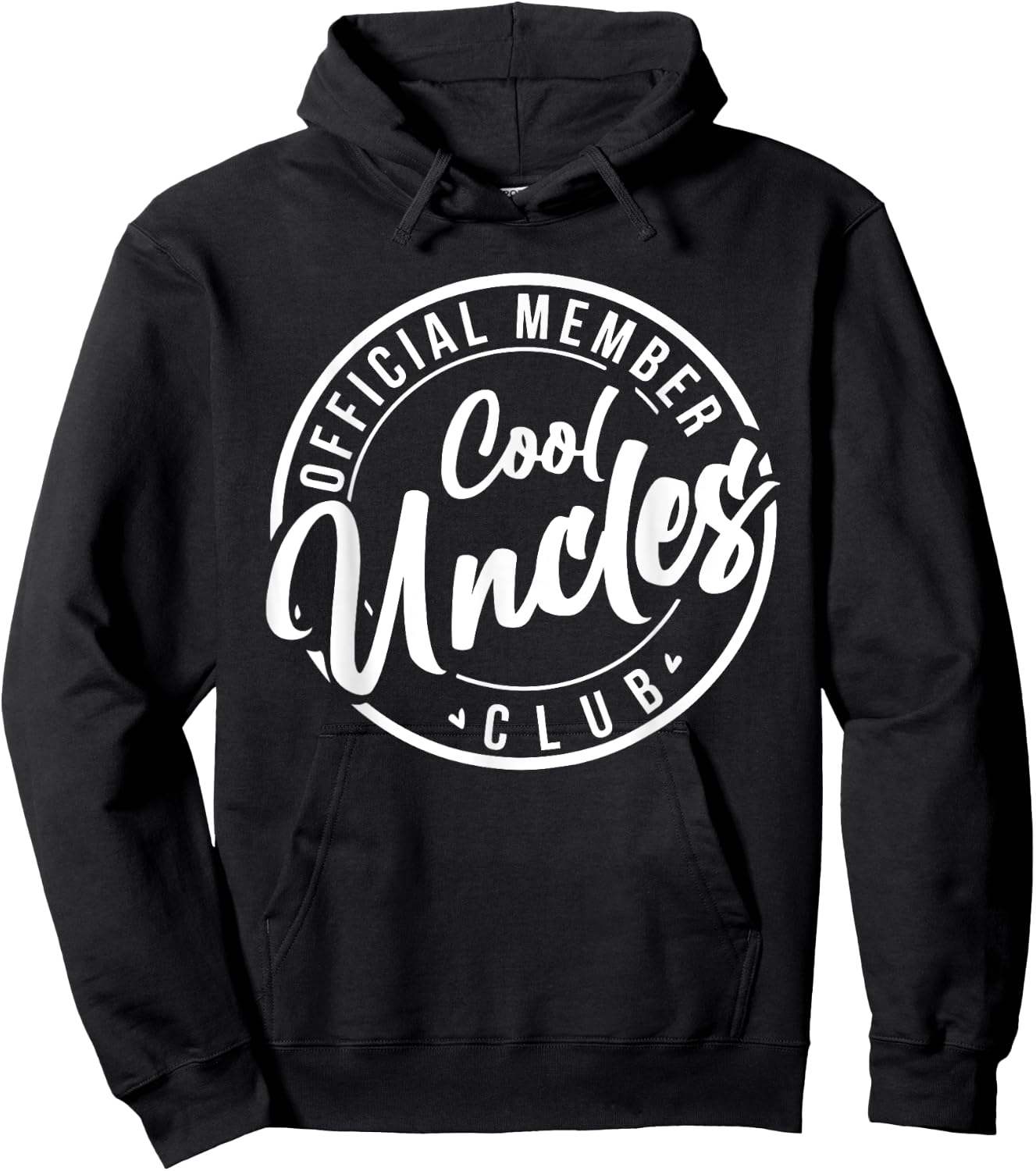 Official member Cool Uncles Club vintage fathers day Hoodie - Hoodie | Black