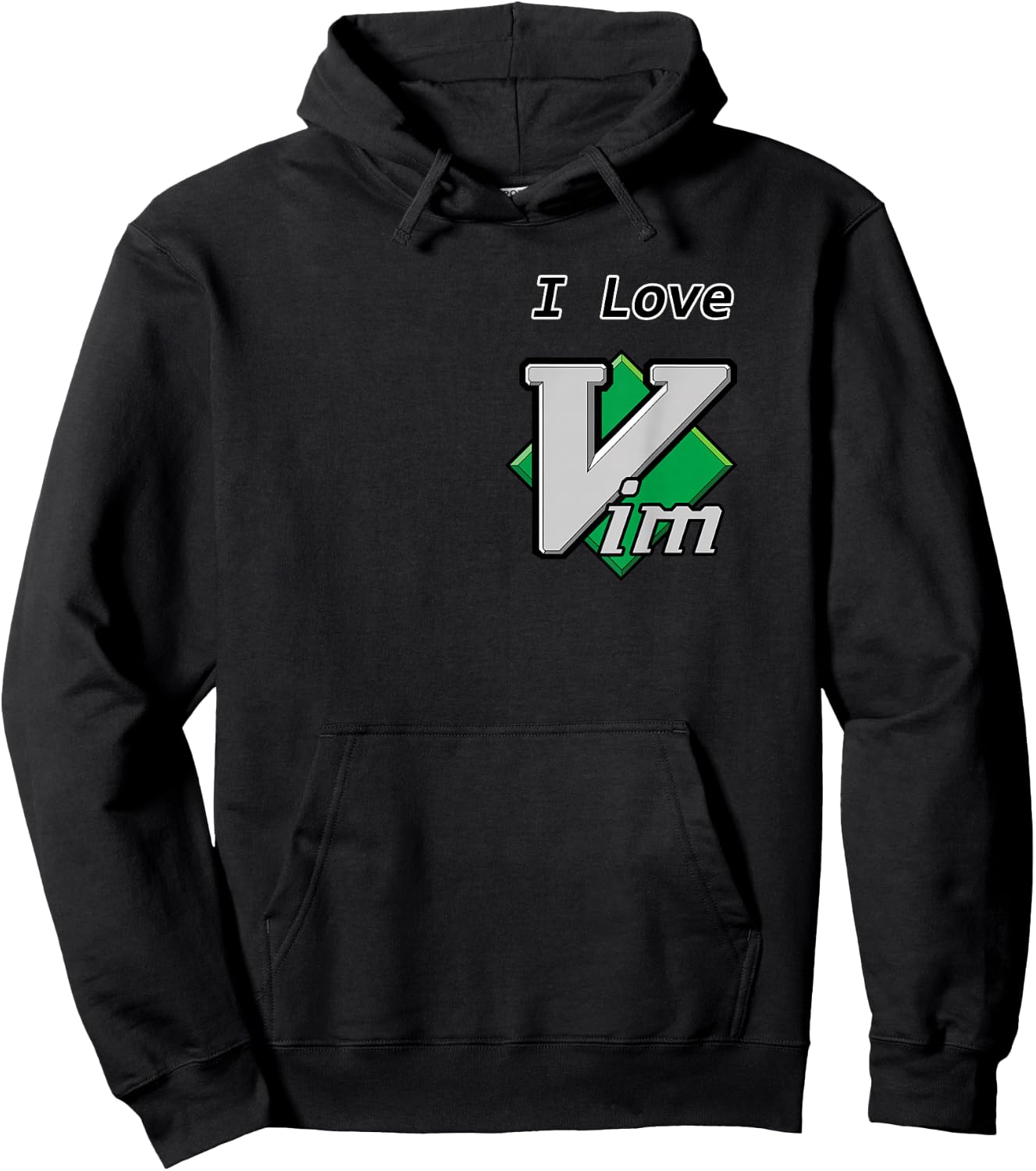 I love Vim Hoodie - Hoodie | Black
