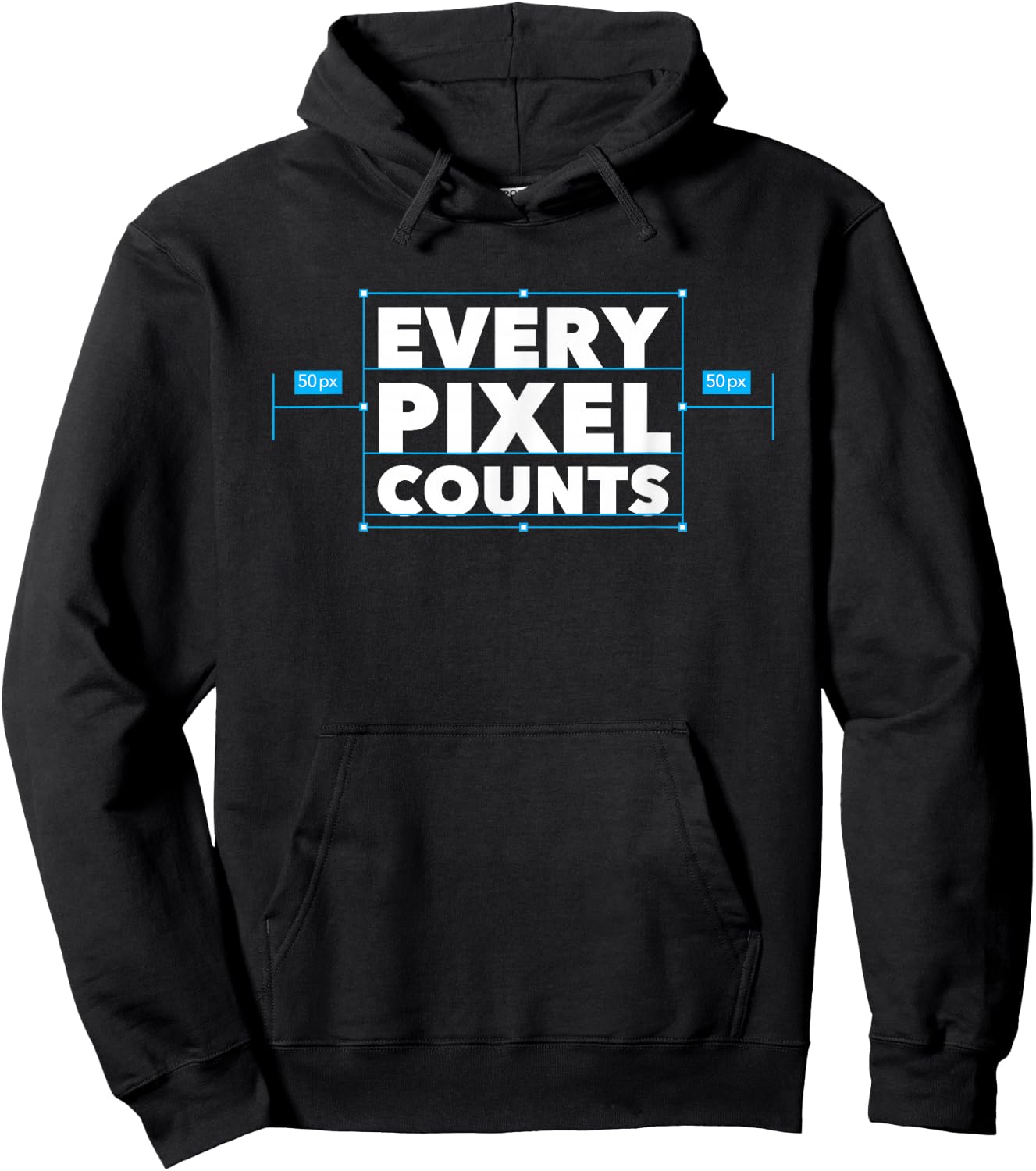 Every Pixel Counts Graphic Designer Men Women Kids Hoodie - Hoodie | Black