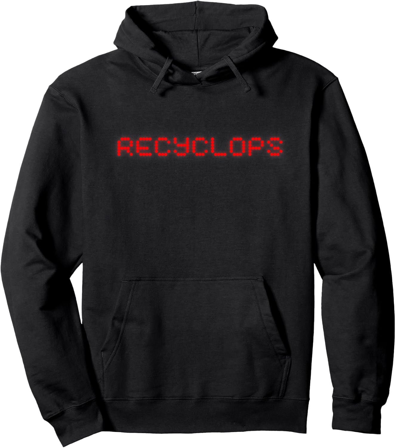 Funny Office Humour Recyclops Hoodie - Hoodie | Black