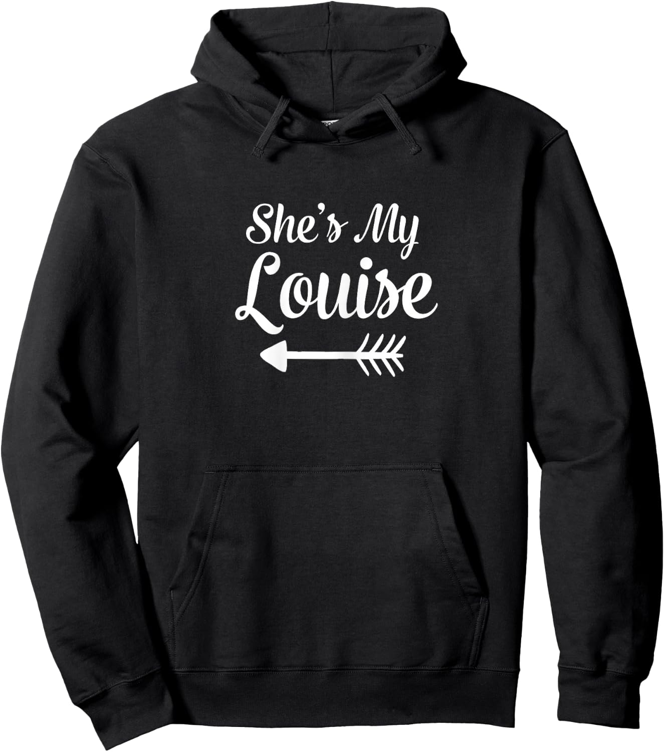 She's My Louise Shirt Matching Best Friends Hoodie - Hoodie | Black