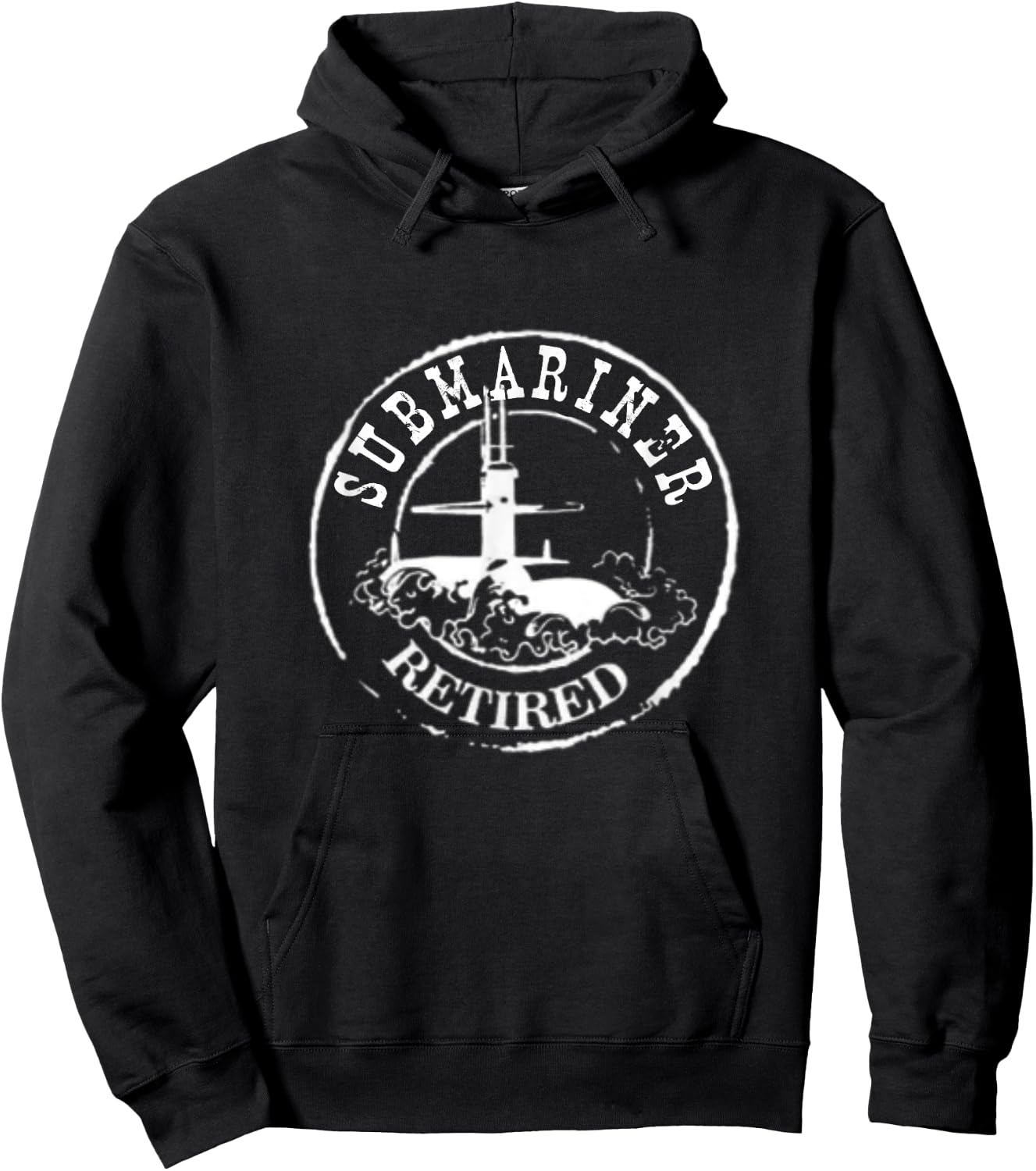 Submariner Retired Stamp Silent Service Veteran Costume Hoodie - Hoodie | Black