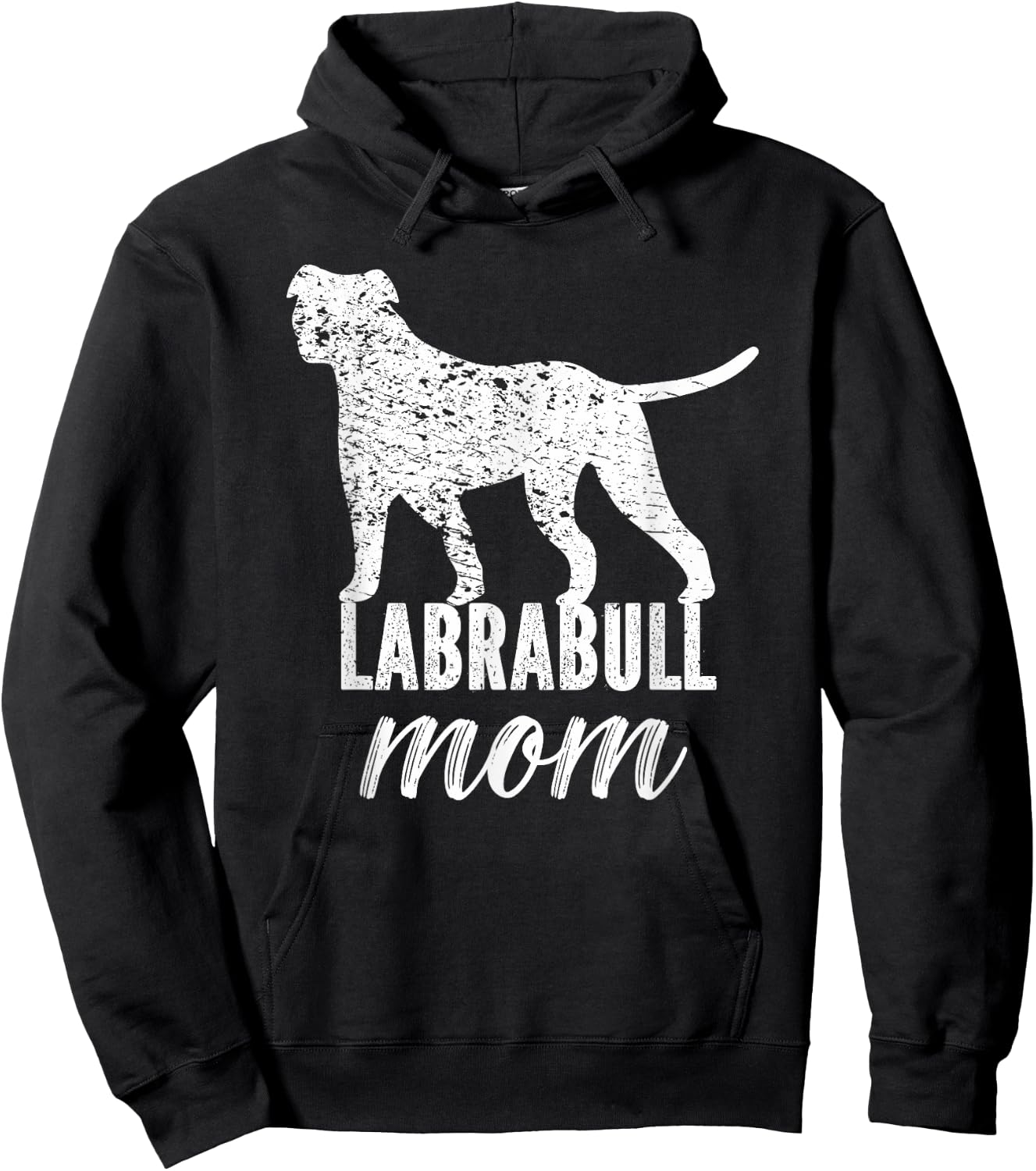Labrabull Funny Labrabull Lover Labrabull Mom Dog Men Women Hoodie - Hoodie | Black