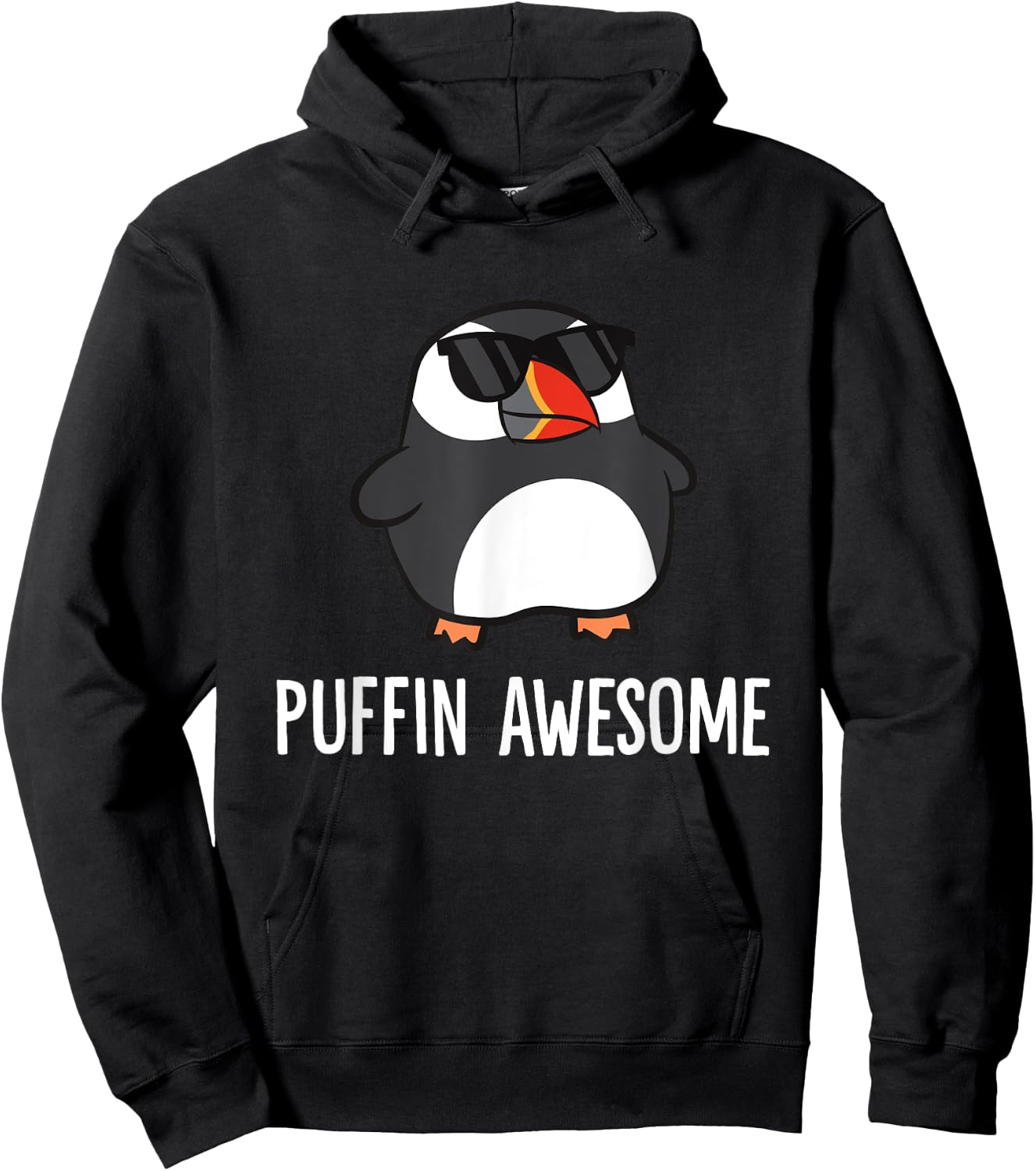 Puffin Awesome Funny Sea Bird Puffins Hoodie - Hoodie | Black