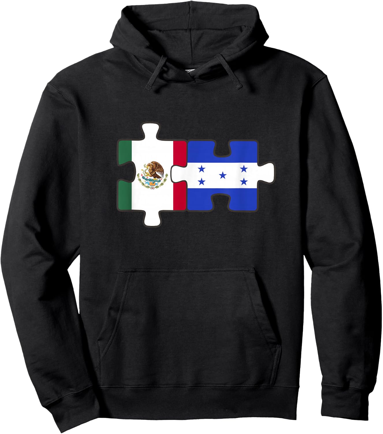 Mexican and Honduras roots Hoodie - Hoodie | Black