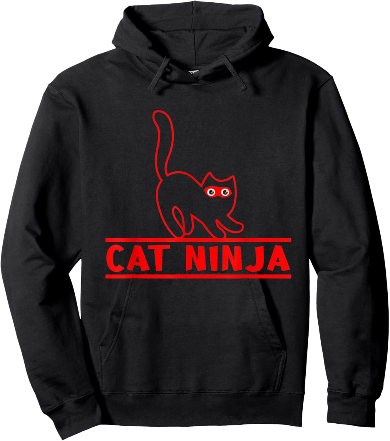 Cute Cat Ninja Funny Animals Meow Cool Black Cat Pets Women Hoodie - Hoodie | Black
