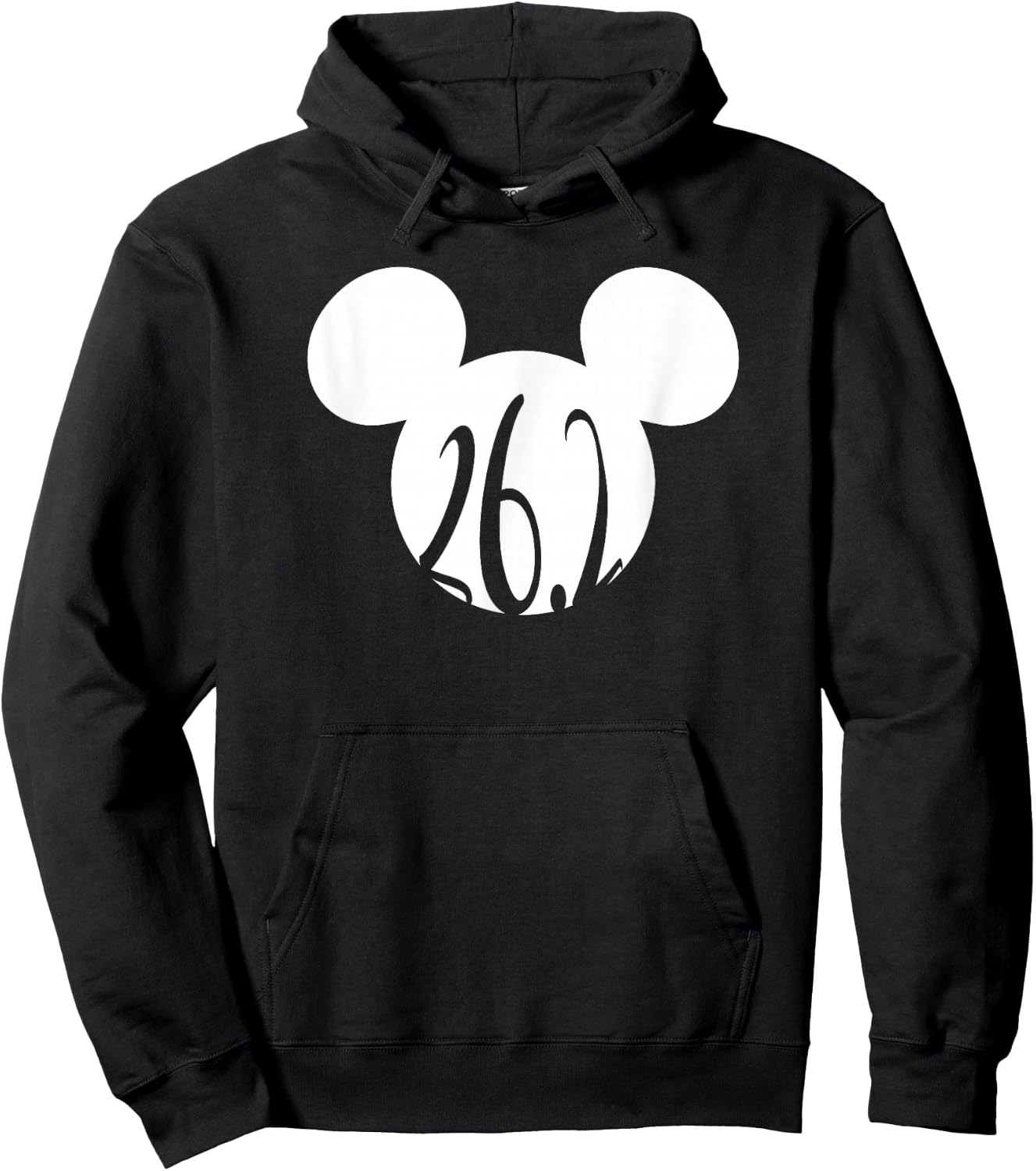Disney Mickey Mouse Ears Marathon 26.2 Runner Hoodie - Hoodie | Black
