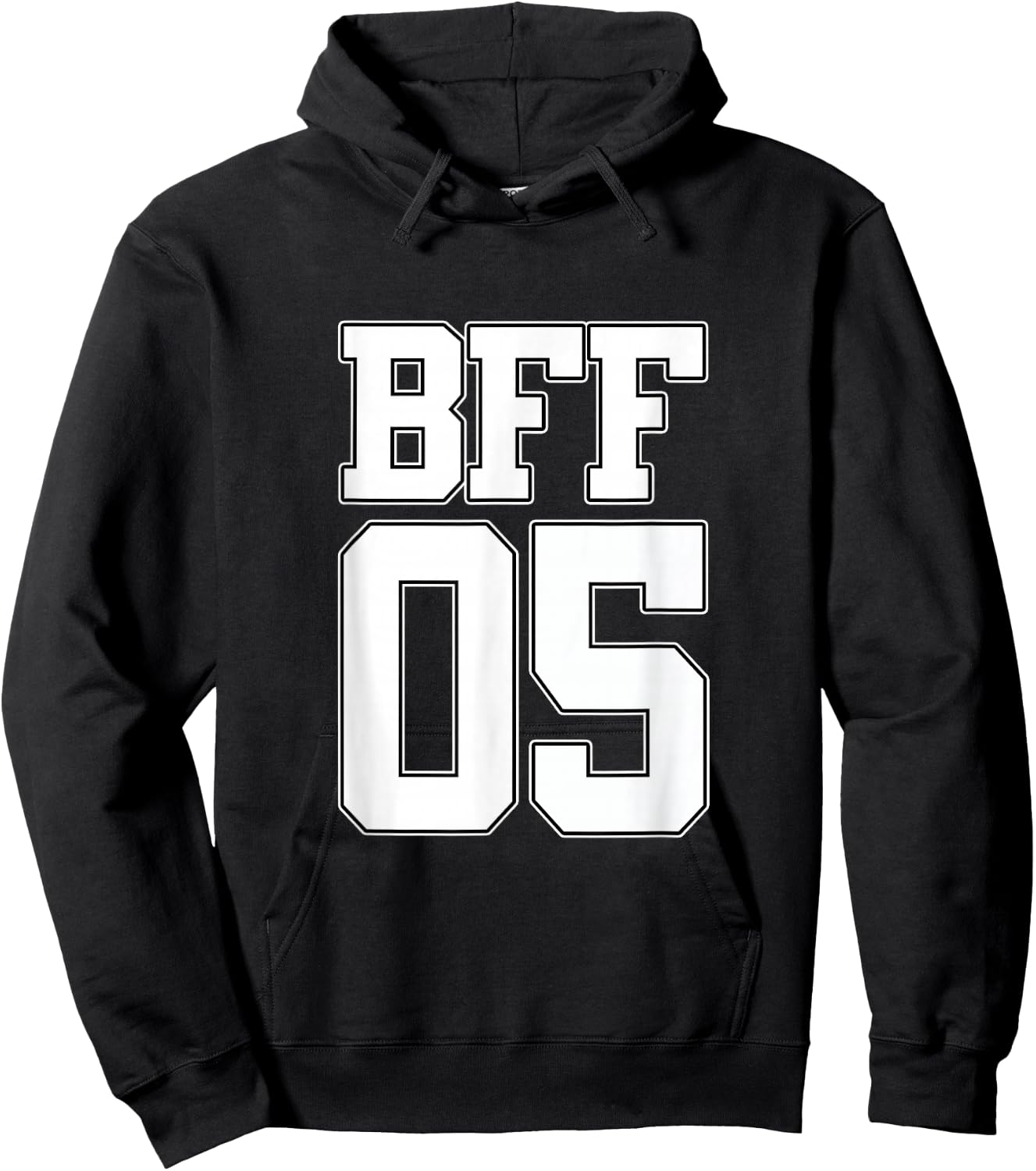 BFF 05 Best Friends Matching Bestie Friendship Day Shirt Hoodie - Hoodie | Black