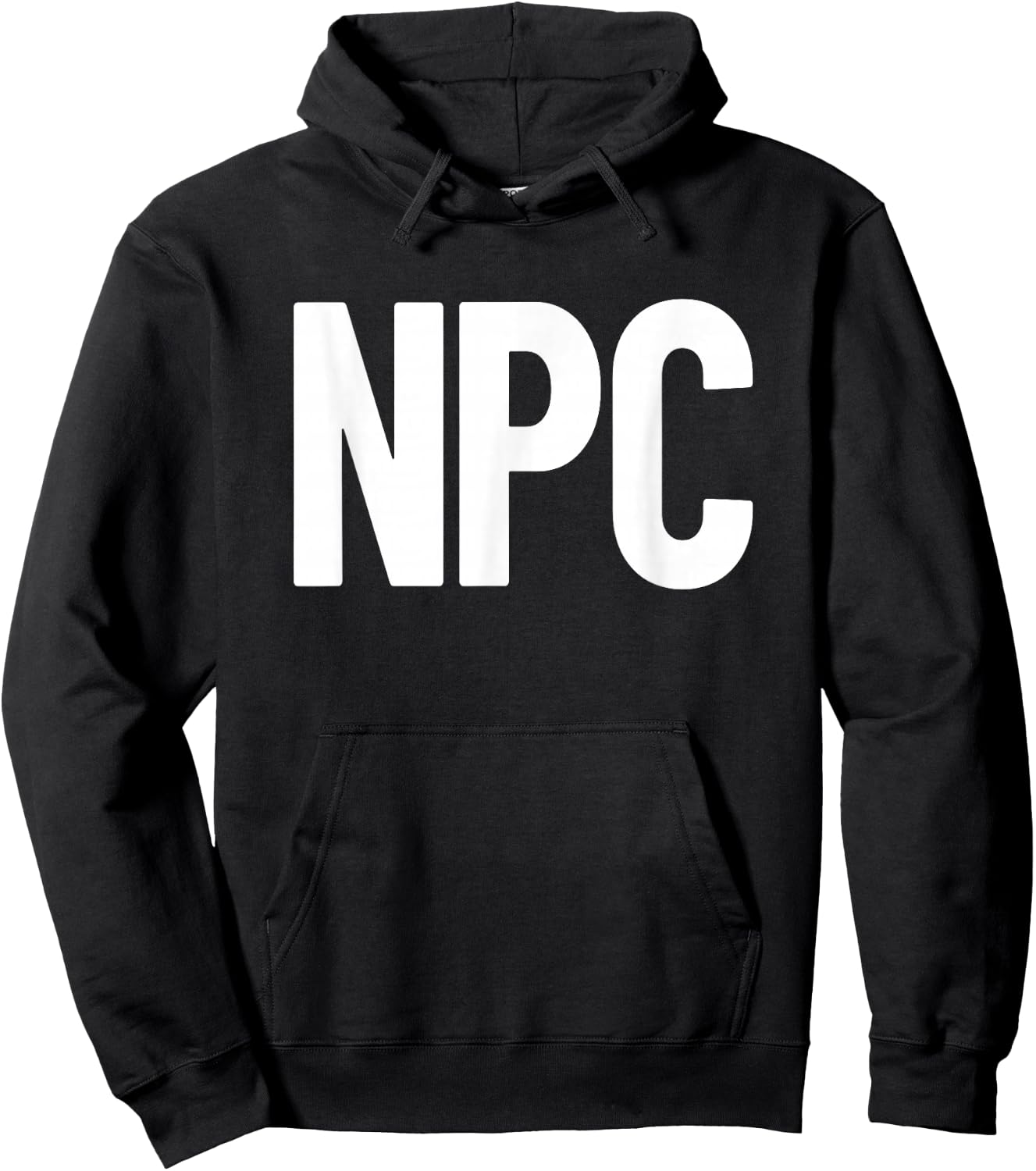 NPC Non Playable Character RPG Role Playing Game NPC Hoodie - Hoodie | Black