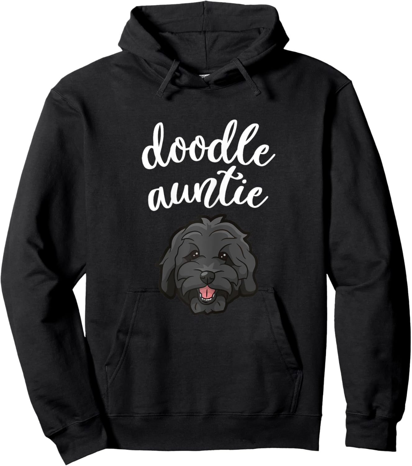 Goldendoodle Aunt - Doodle Auntie Cute Dog Gift Hoodie - Hoodie | Black