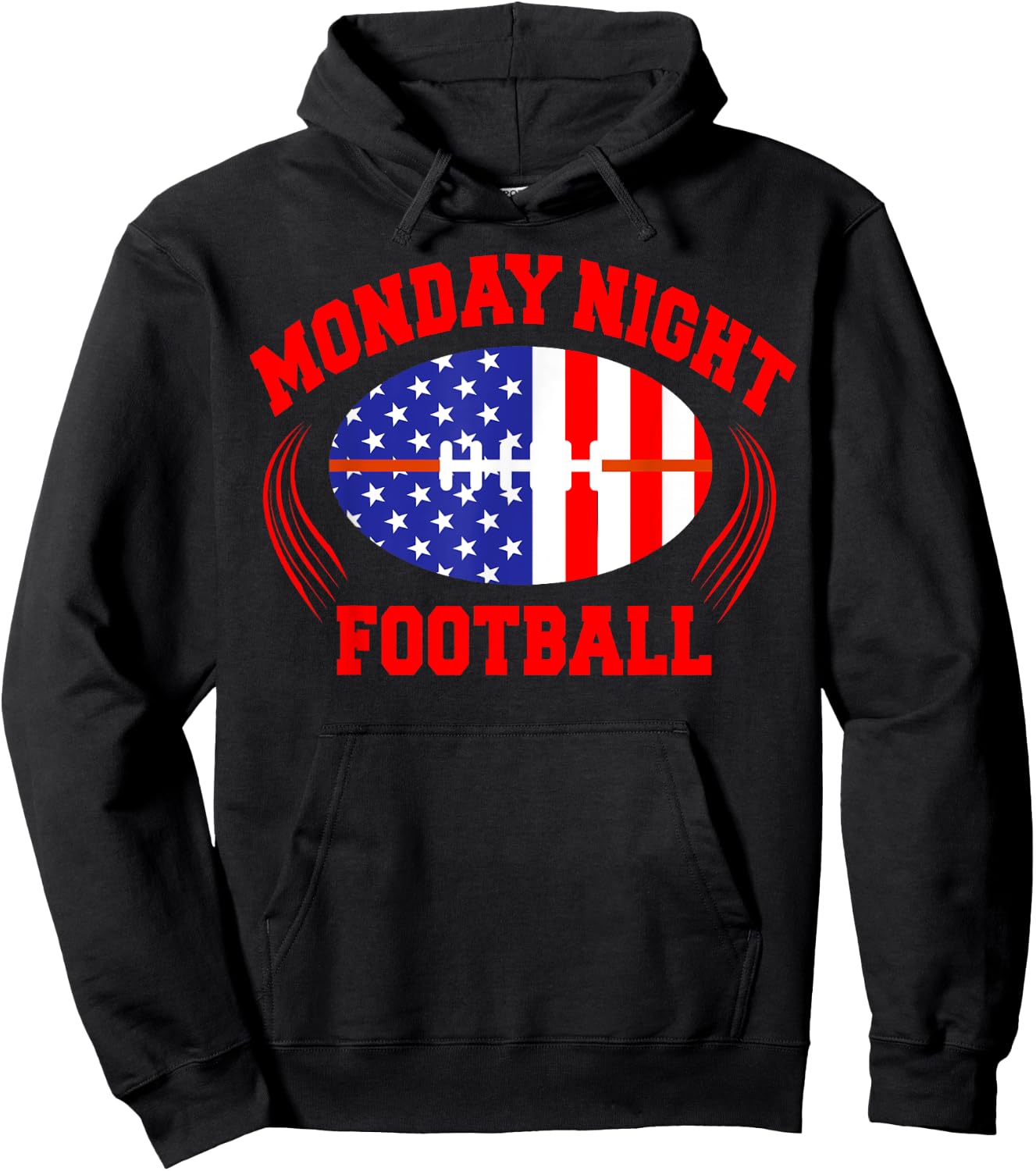 FOOTBALL MONDAY Men Children Boys Women Sports Game Fan Hoodie - Hoodie | Black
