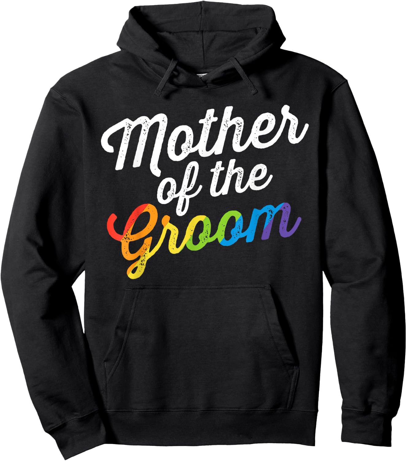 Mother Of The Groom Gay Lesbian Wedding LGBT Same Sex Hoodie - Hoodie | Black