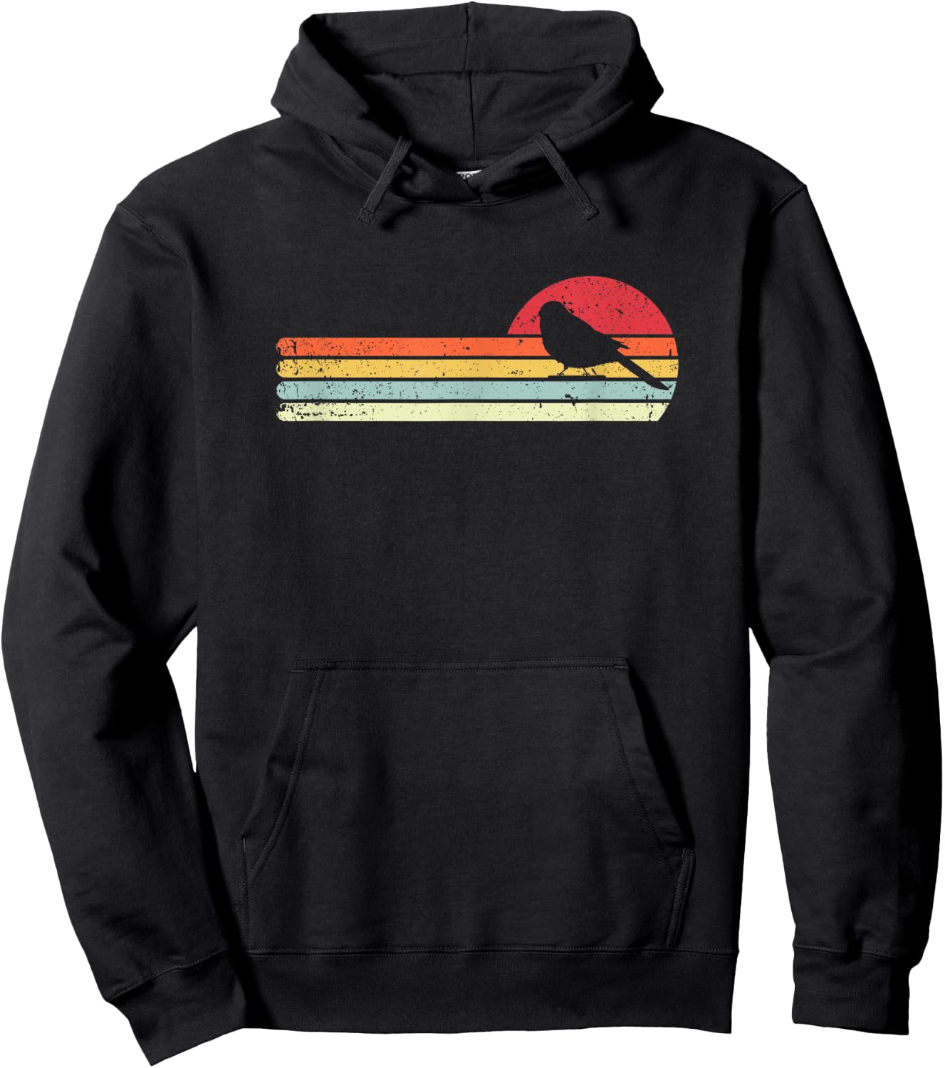 Bird Watching Shirt Men Women Retro Bird Watching Hoodie - Hoodie | Black