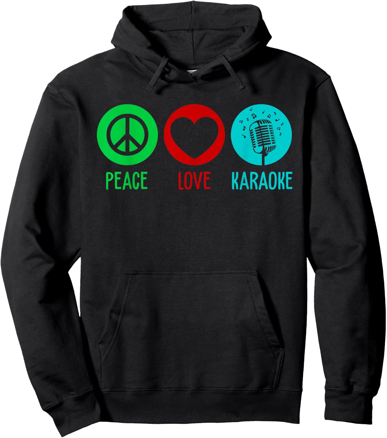 Cool Karaoke Women Singer Singing KTV Karaoke Lovers Hoodie - Hoodie | Black