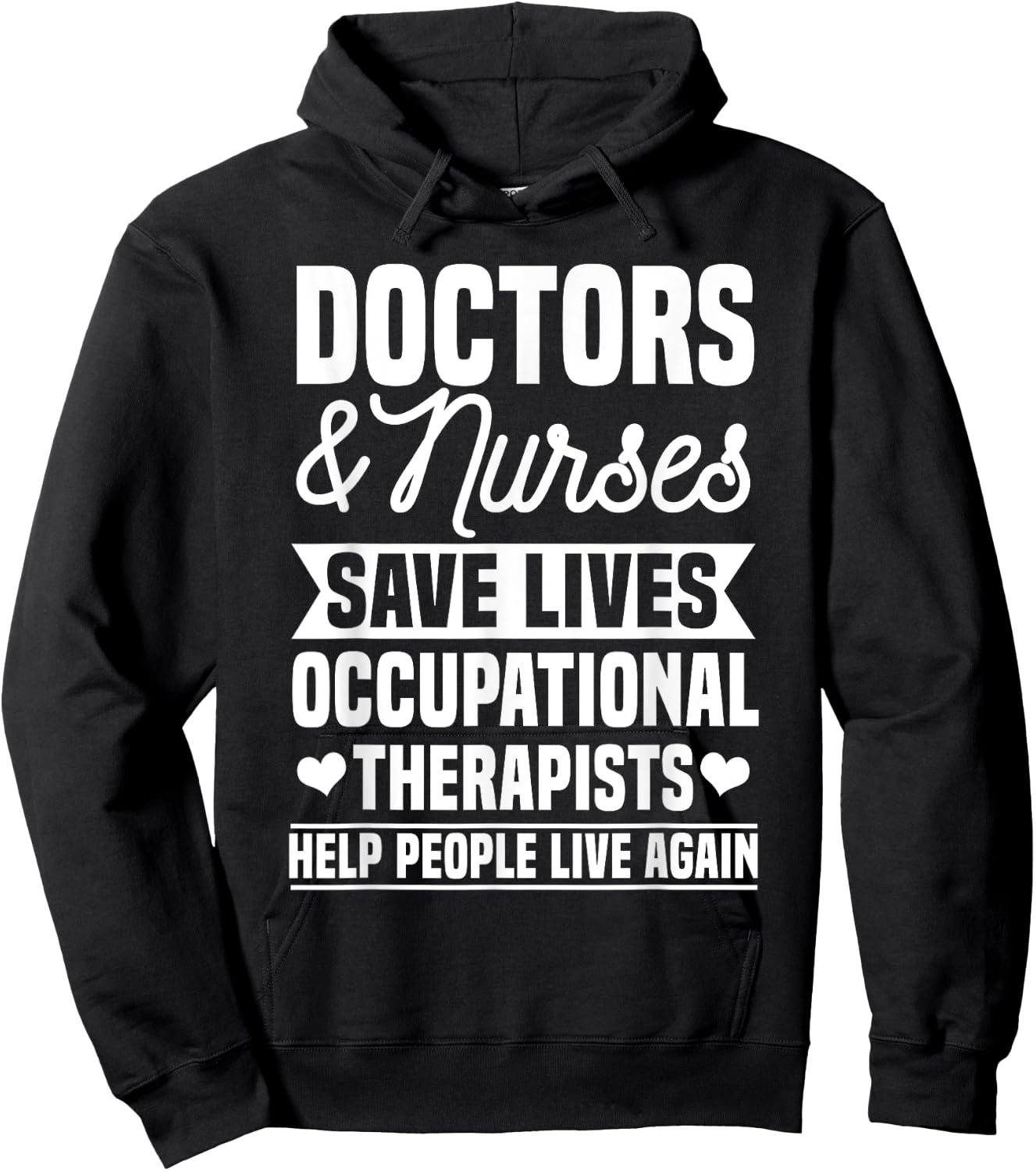 Occupational Therapist OTA Healthcare Therapy Assistant OT Hoodie - Hoodie | Black