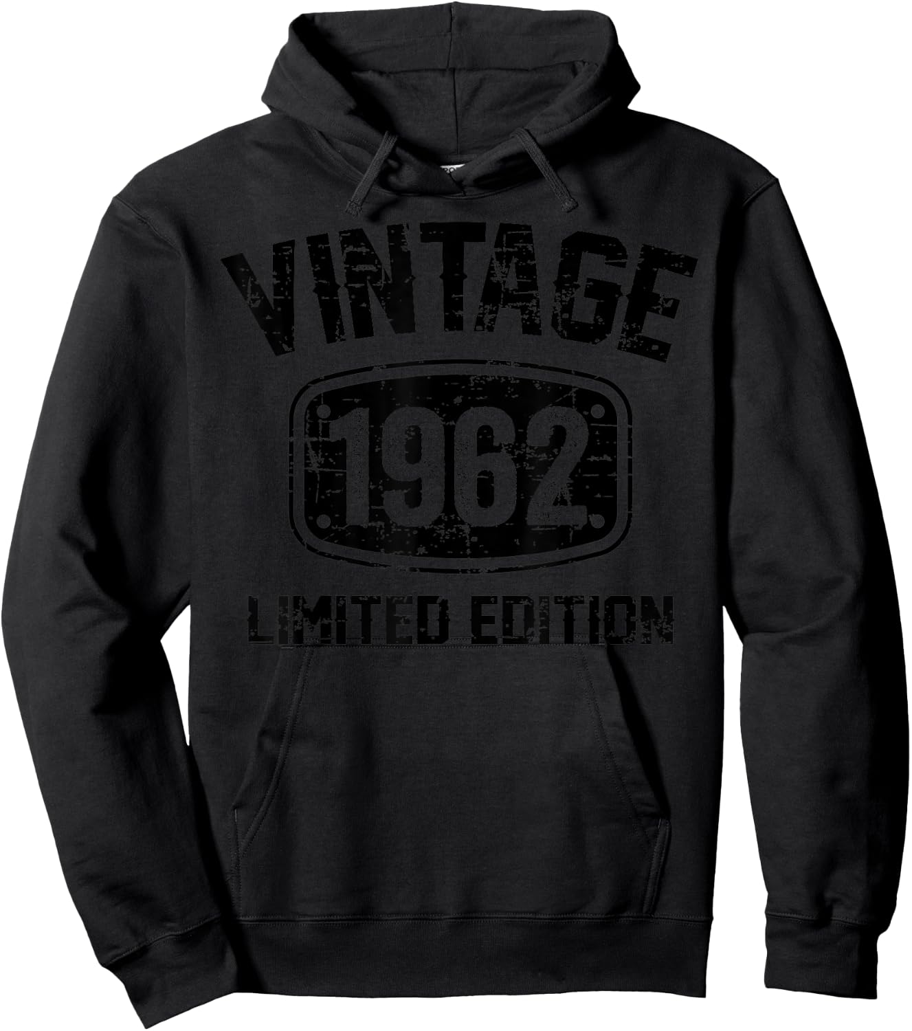 60 Years Old Vintage 1962 Limited Edition 60th Birthday Hoodie - Hoodie | Black