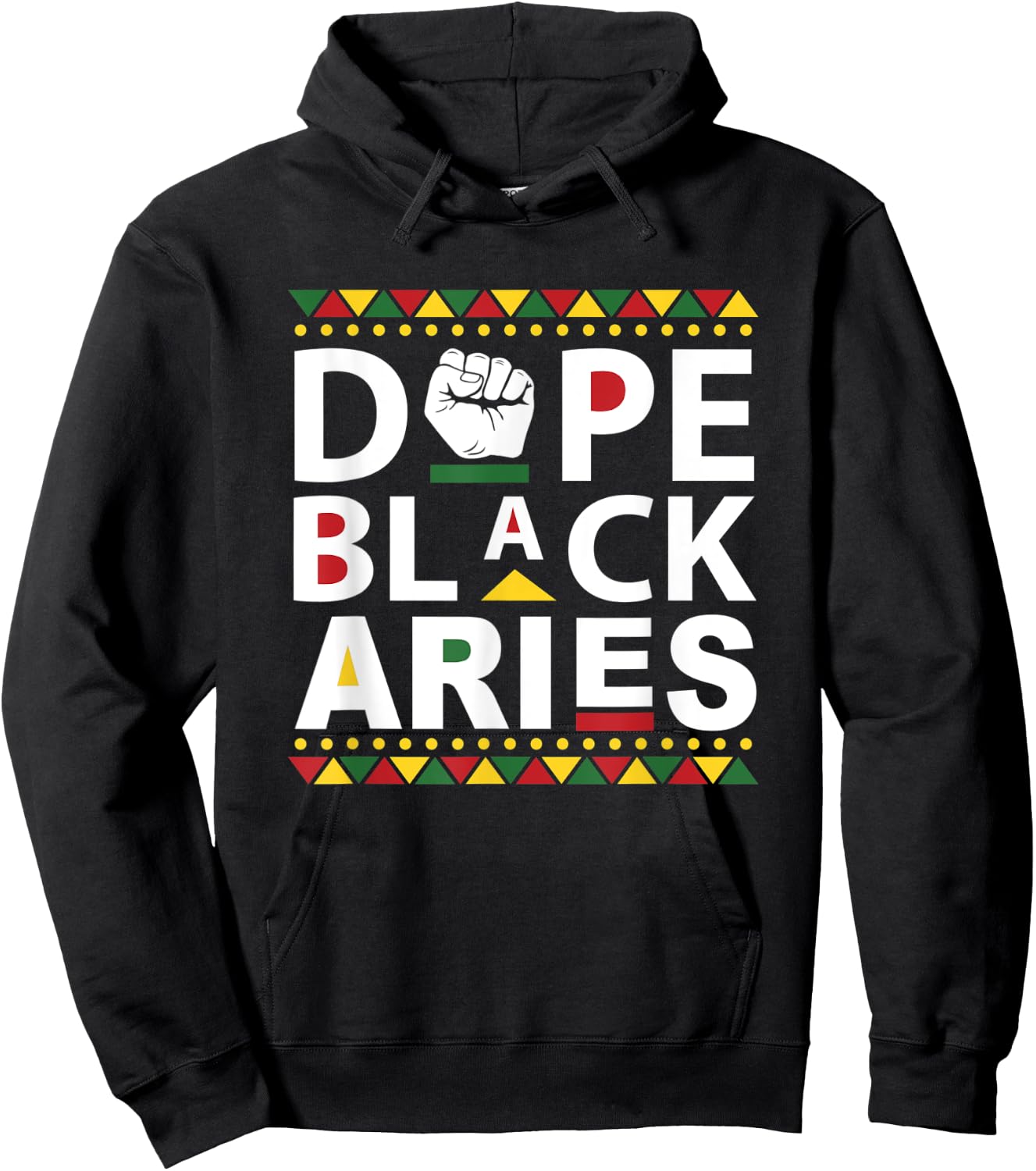 African American Aries, Black Man Black Woman Melanin Aries Hoodie - Hoodie | Black
