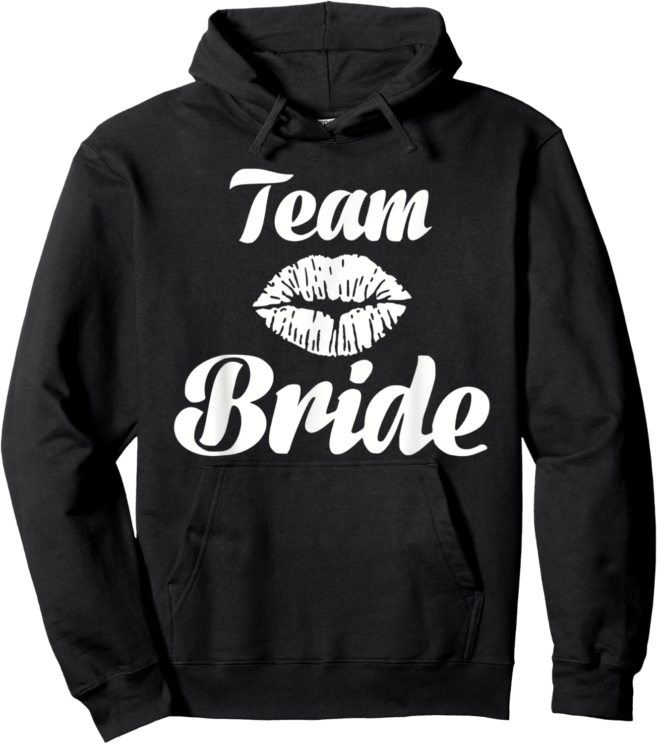 Team bride kiss Hoodie - Hoodie | Black