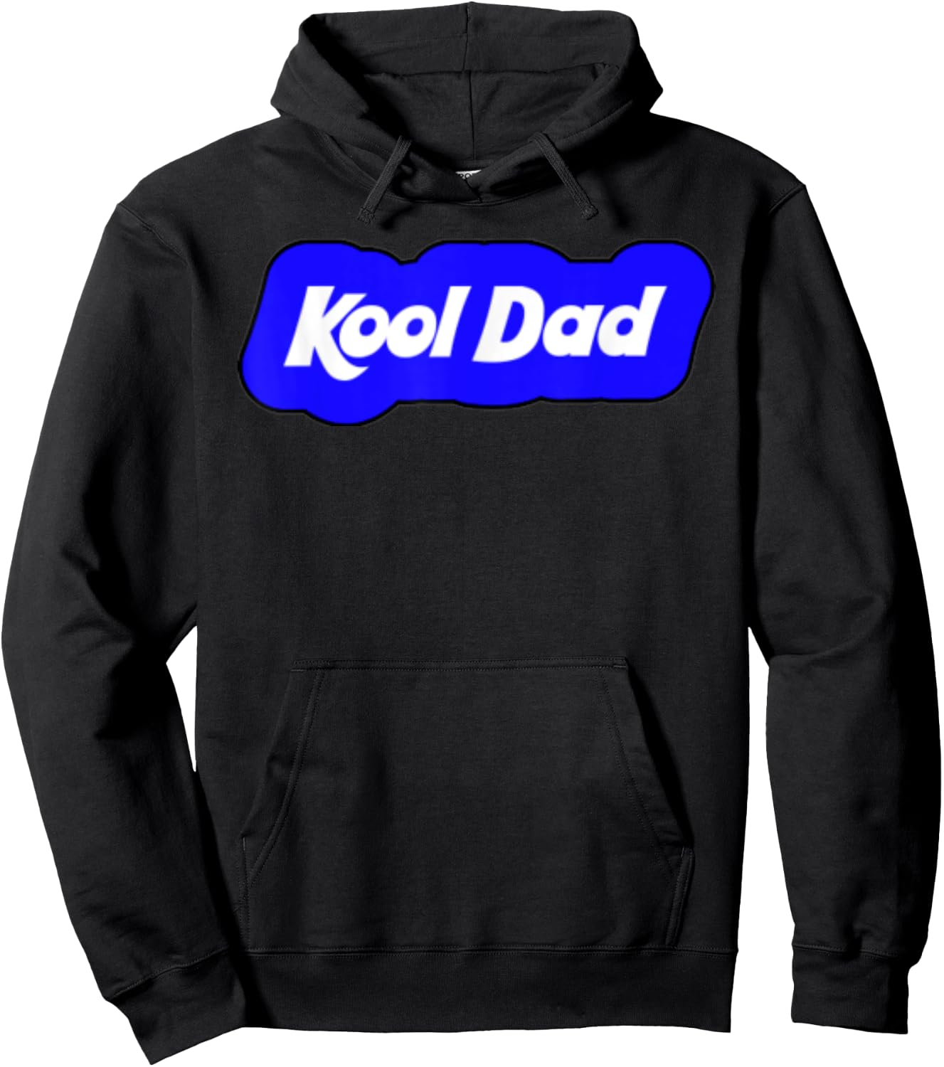 Funny Kool Dad Daddy Parent Blue Cloud Hoodie - Hoodie | Black