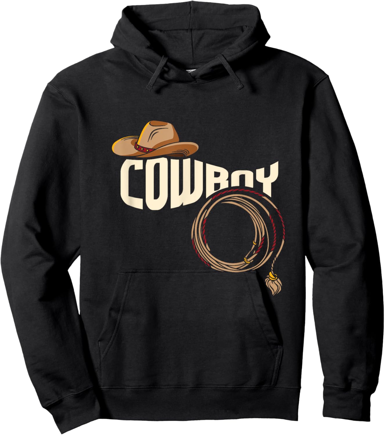 Cowboy Rodeo I Rodeo Riding Lovers I Cowboy Hoodie - Hoodie | Black